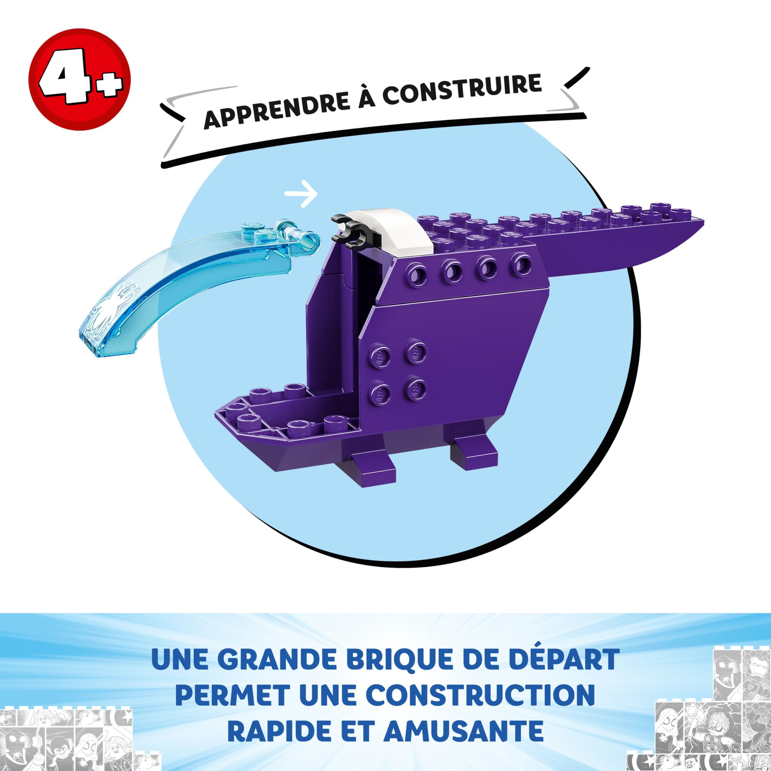 lego-marvel-10794-qg-spidey-jeu-de-construction-4-ans image 5