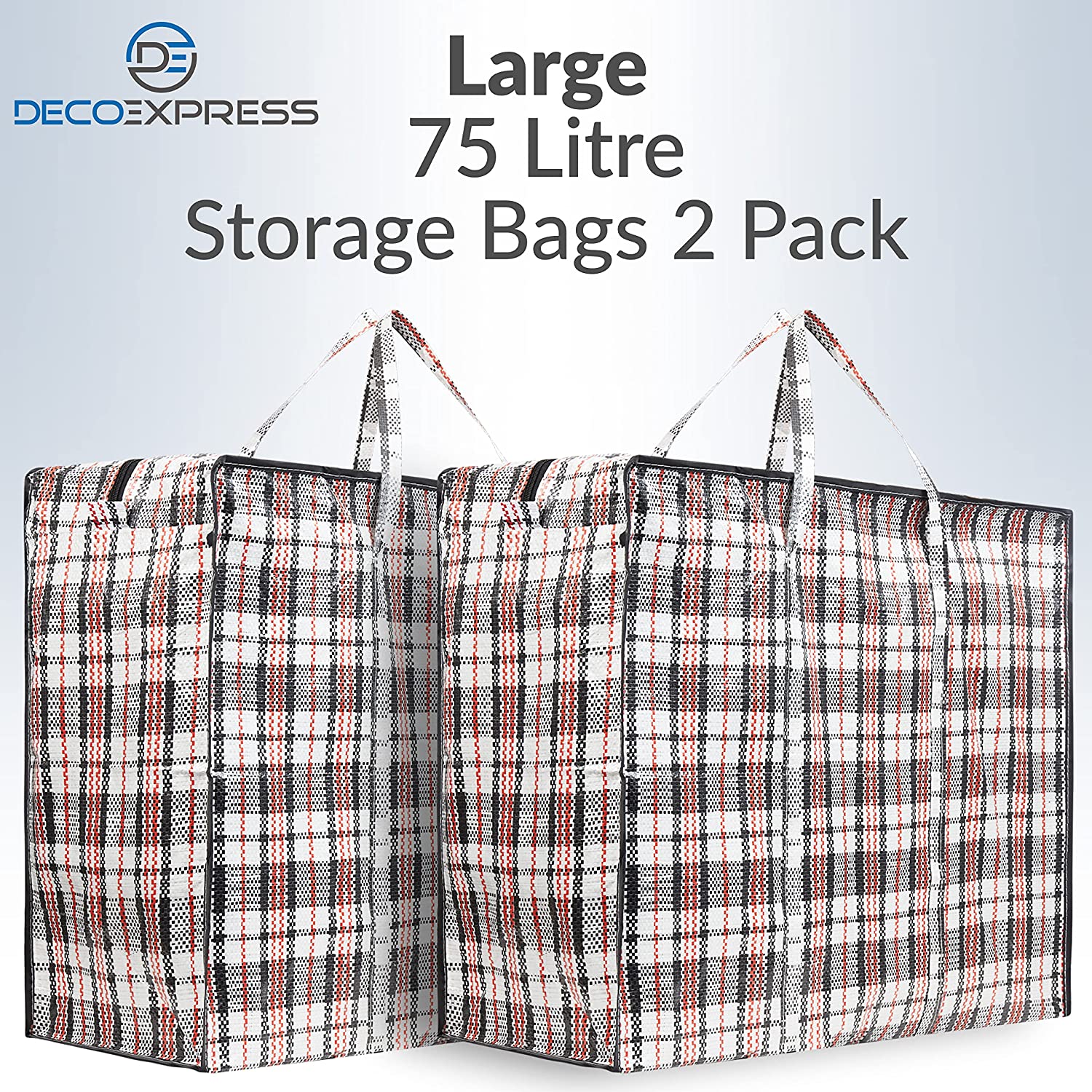 get-trend-sac-rangement-nylon-zip-lot-de-2-grande-taille image 7