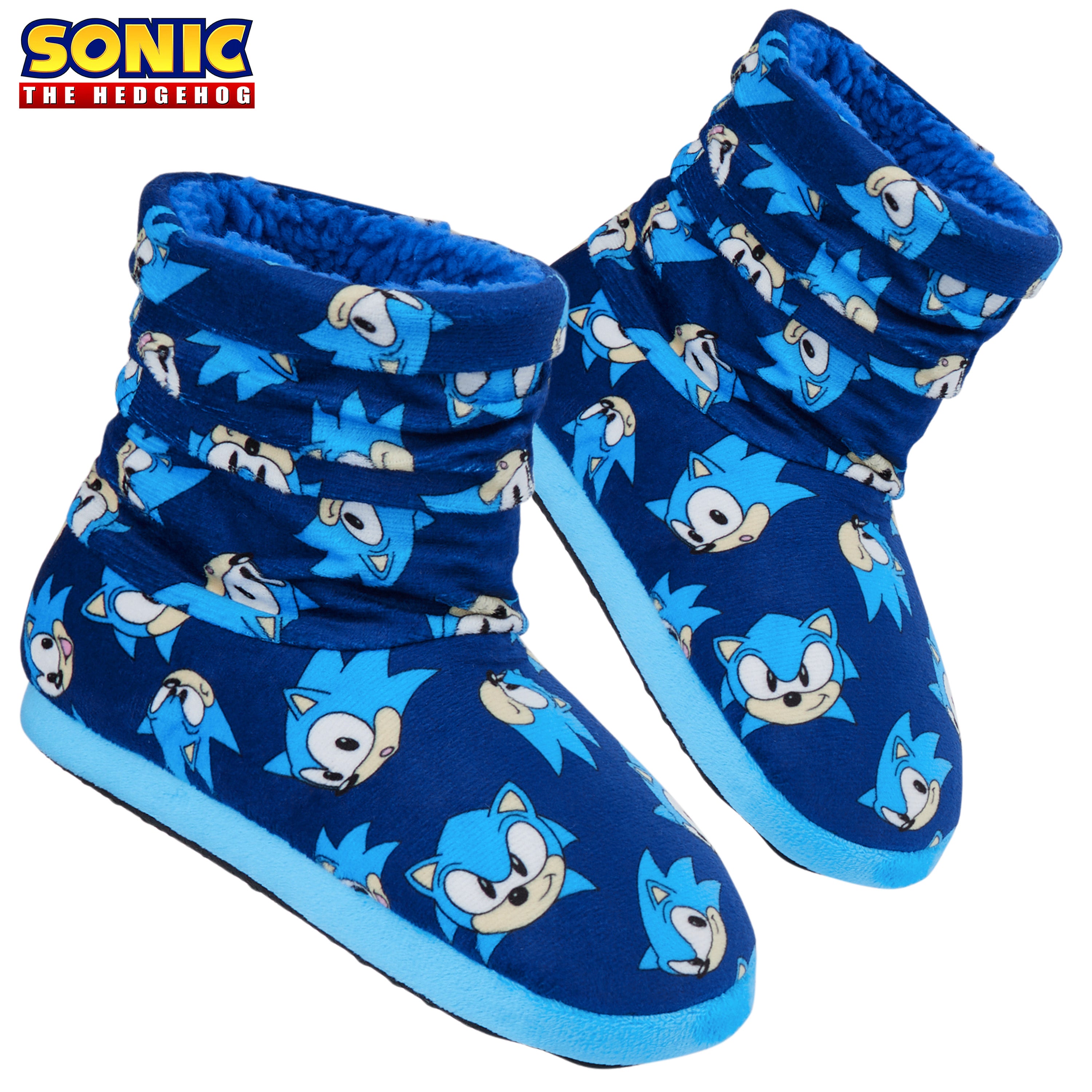 get-trend-sonic-chaussons-gar-on-boots-peluche-chaud image 4