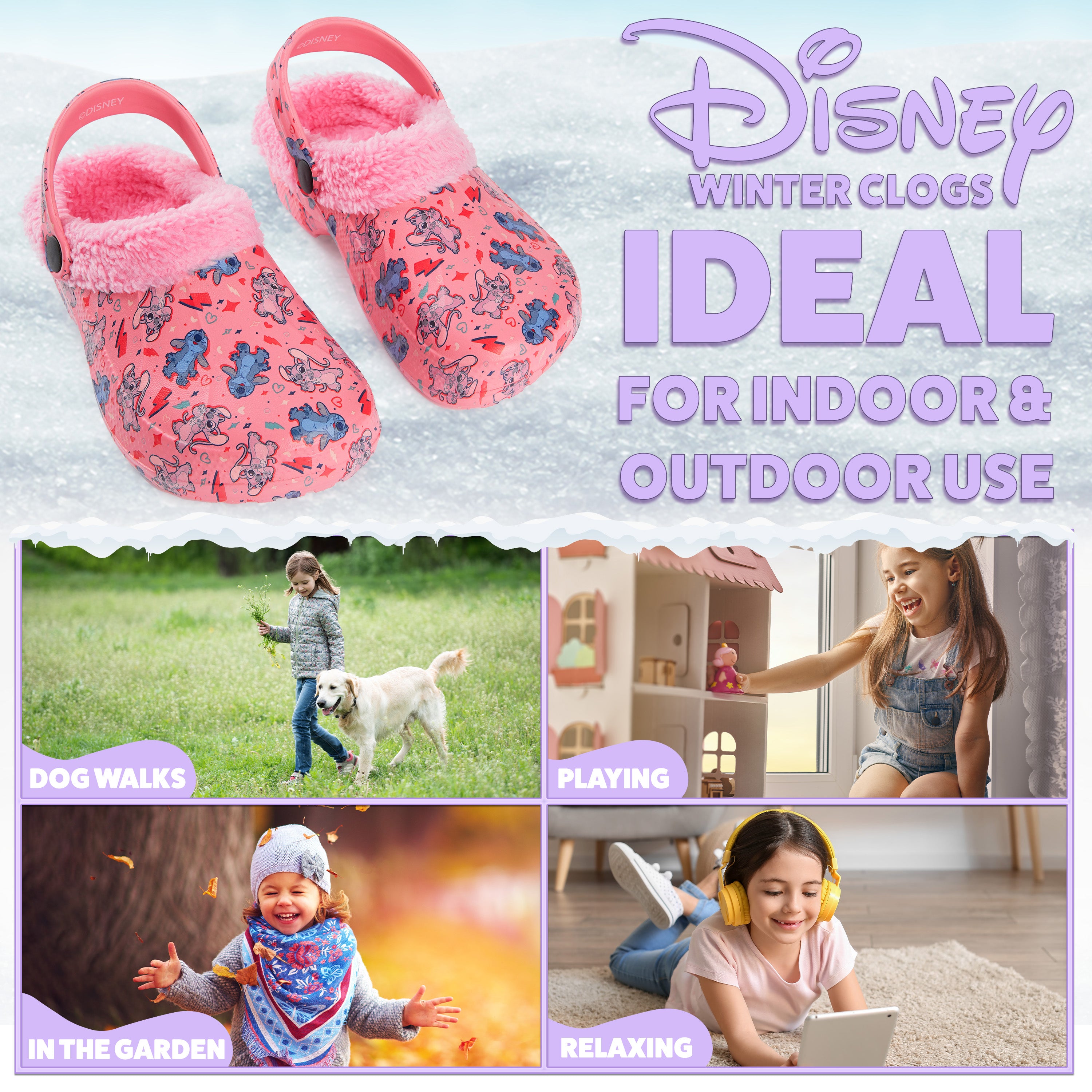 disney-stitch-sabots-hiver-fille-polaire-charms image 5