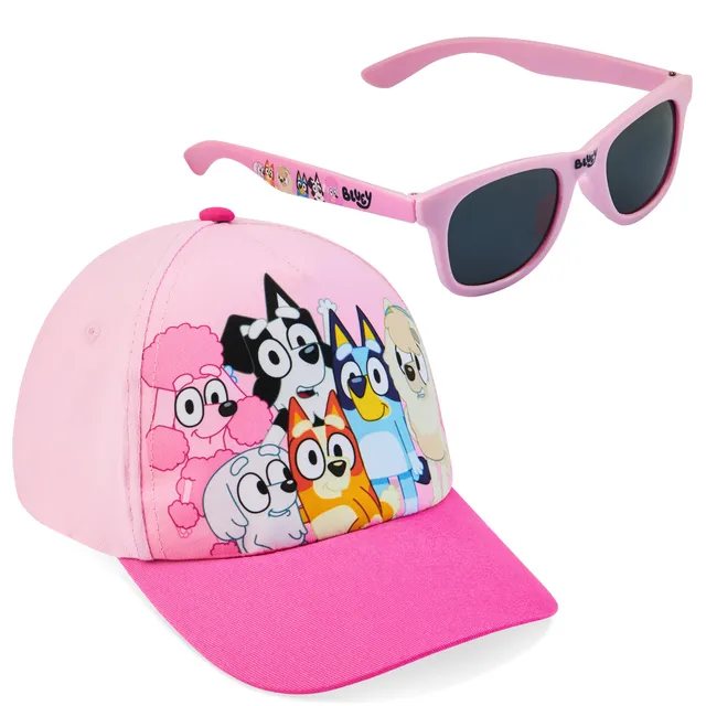 bluey-girls-lunettes-casquette-enfant-rose image 1