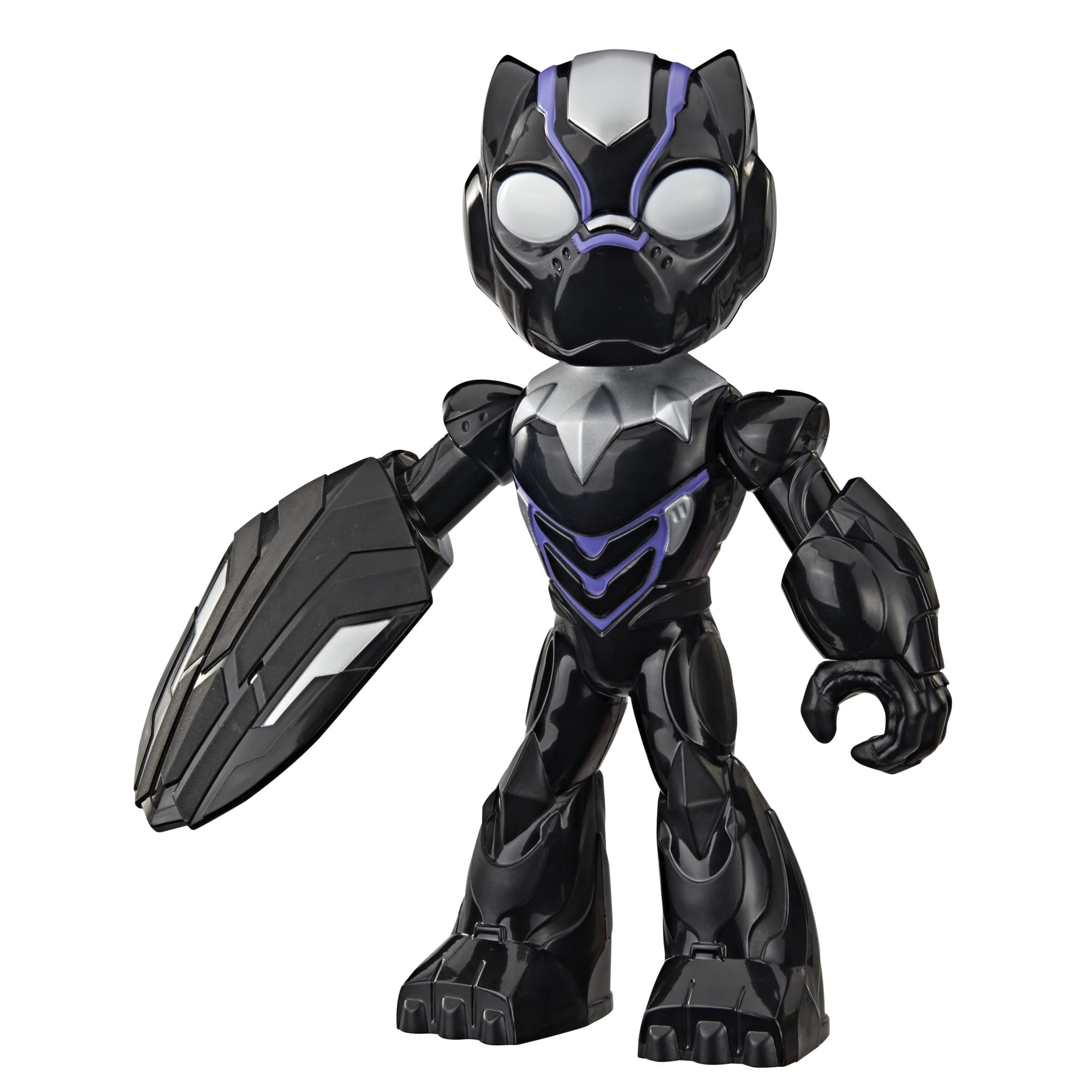 marvel-iron-man-amis-black-panther-figurine-22-8-cm-bouclier image 1