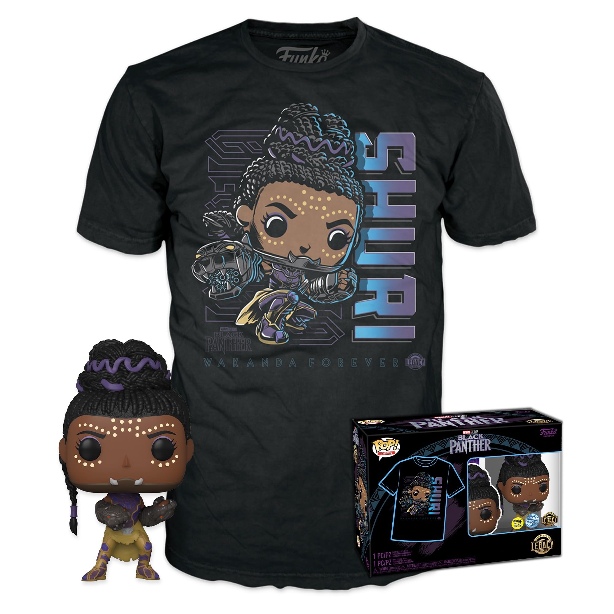 funko-pop-shuri-black-panther-figurine-vinyle-t-shirt-l image 1