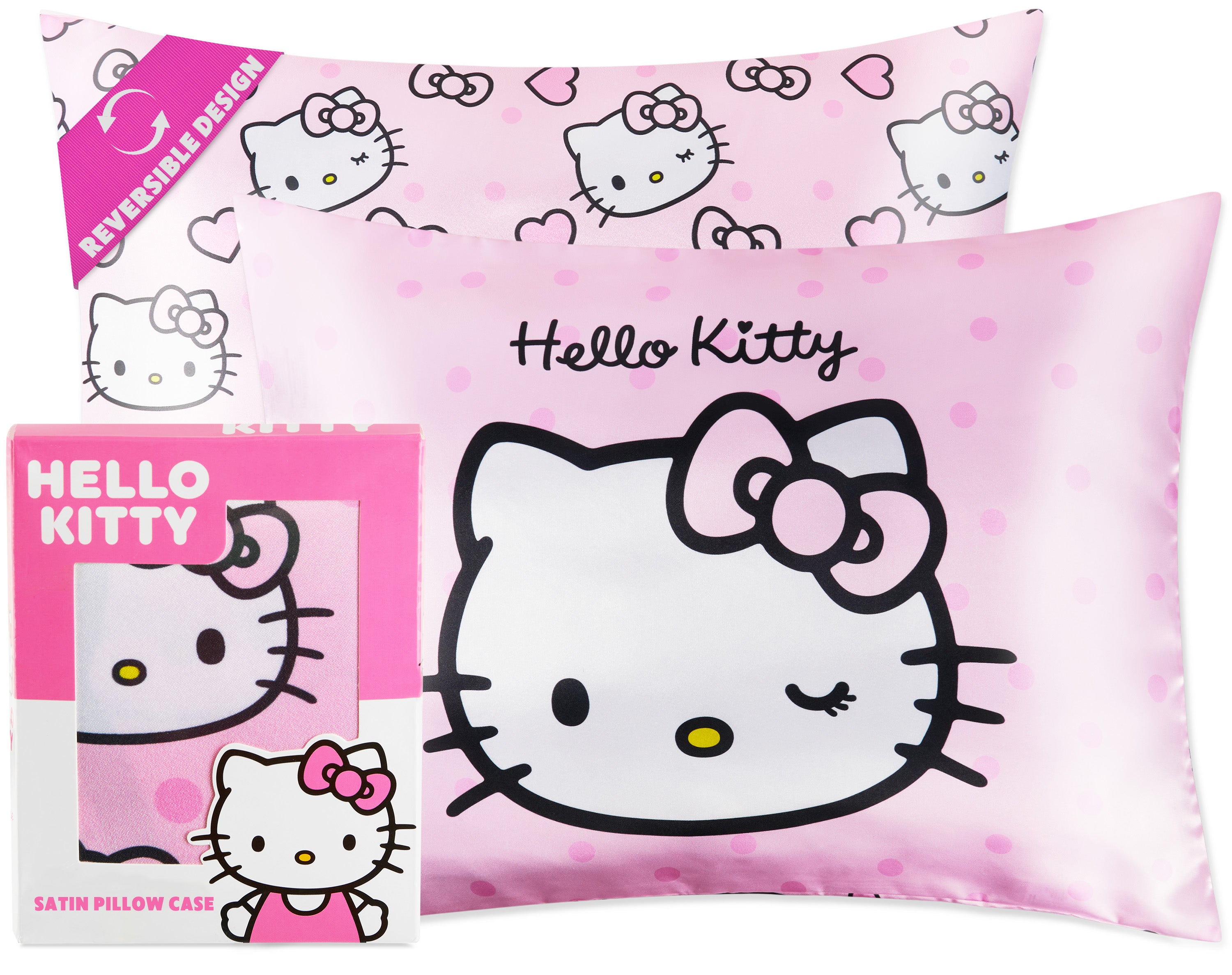 hello-kitty-taie-oreiller-satin-48x66-zip-fermeture image 2