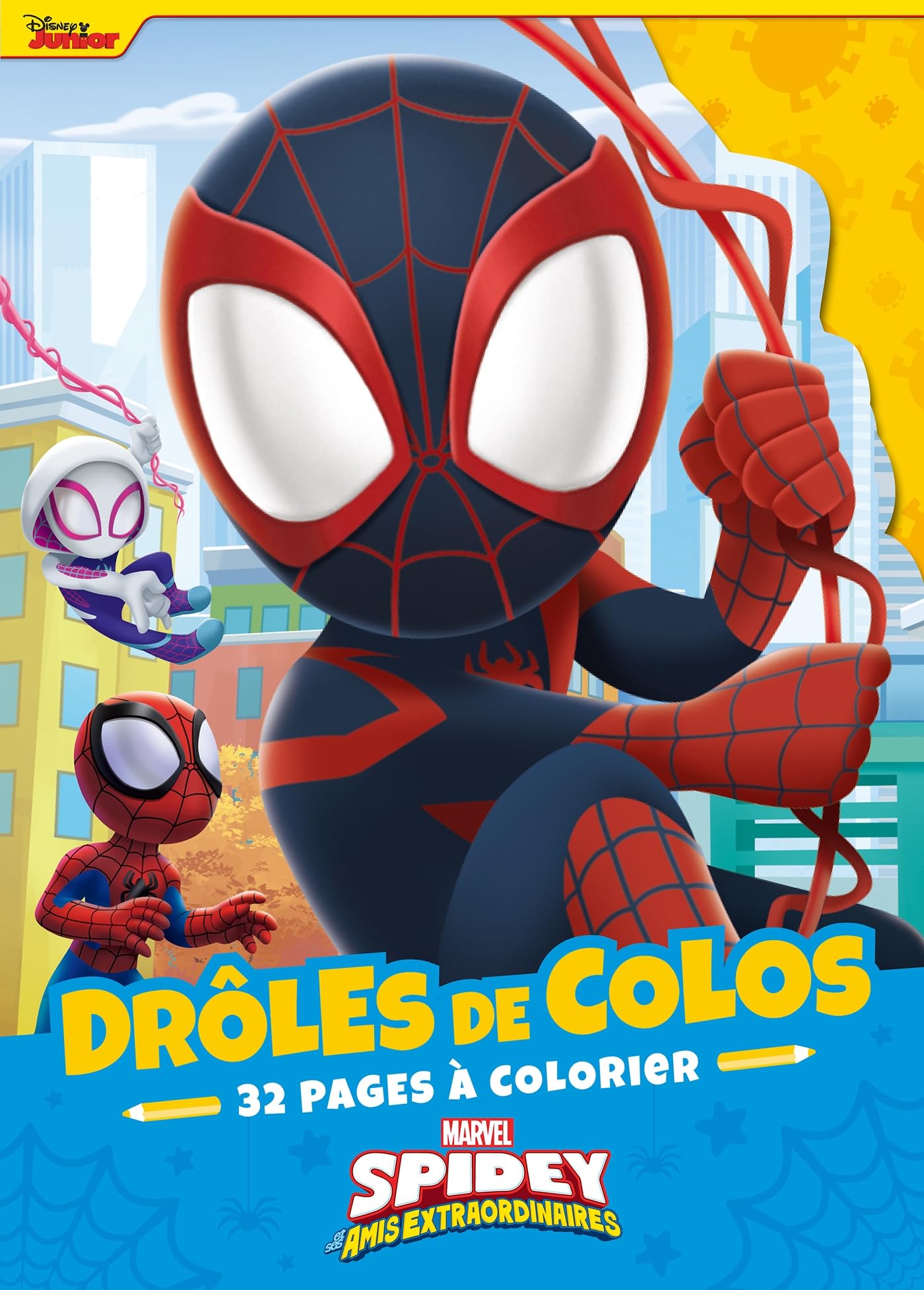 marvel-spidey-et-ses-amis-dr-les-de-colos-livre-coloriage image 1