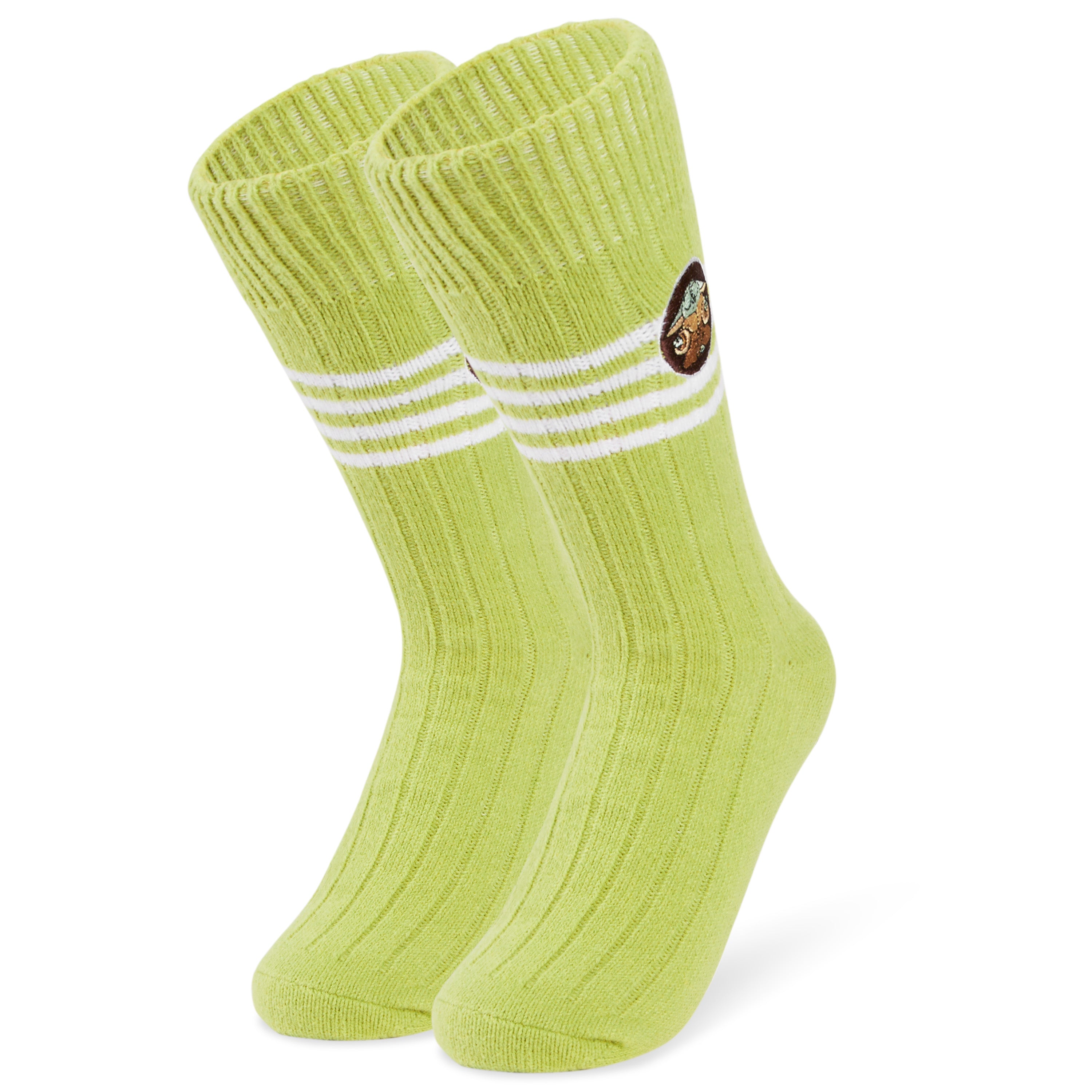 disney-baby-yoda-chaussettes-pilou-femme-antidesrapantes-taille-unique image 1