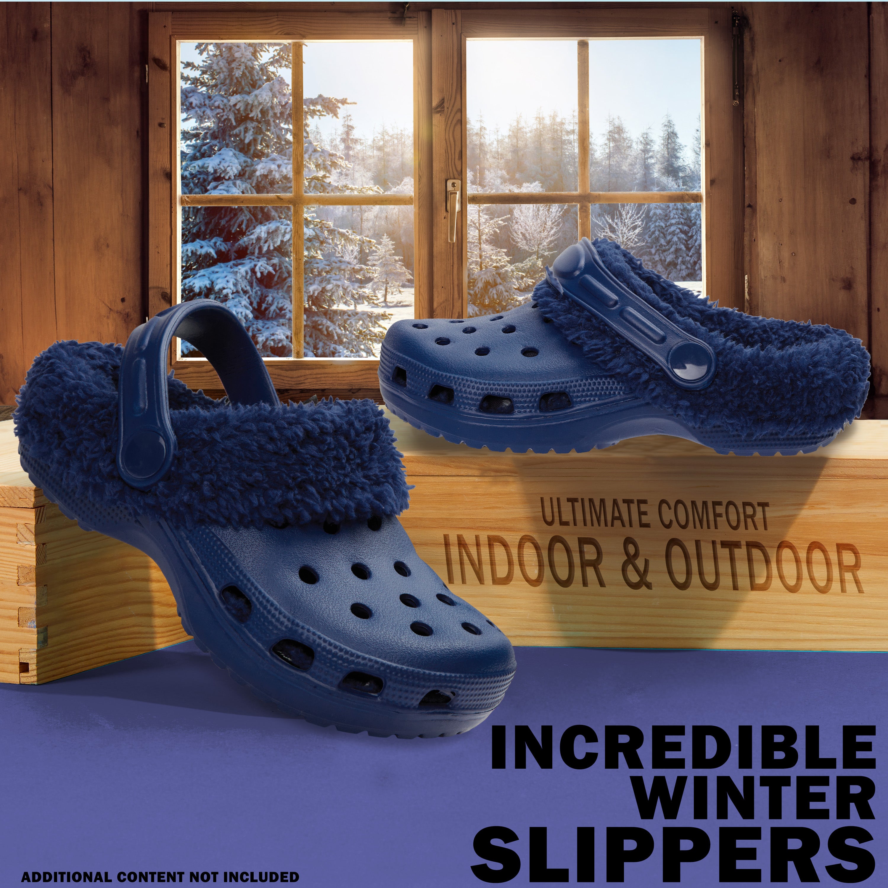 citycomfort-sabots-fourr-s-fille-bleu-12uk image 2