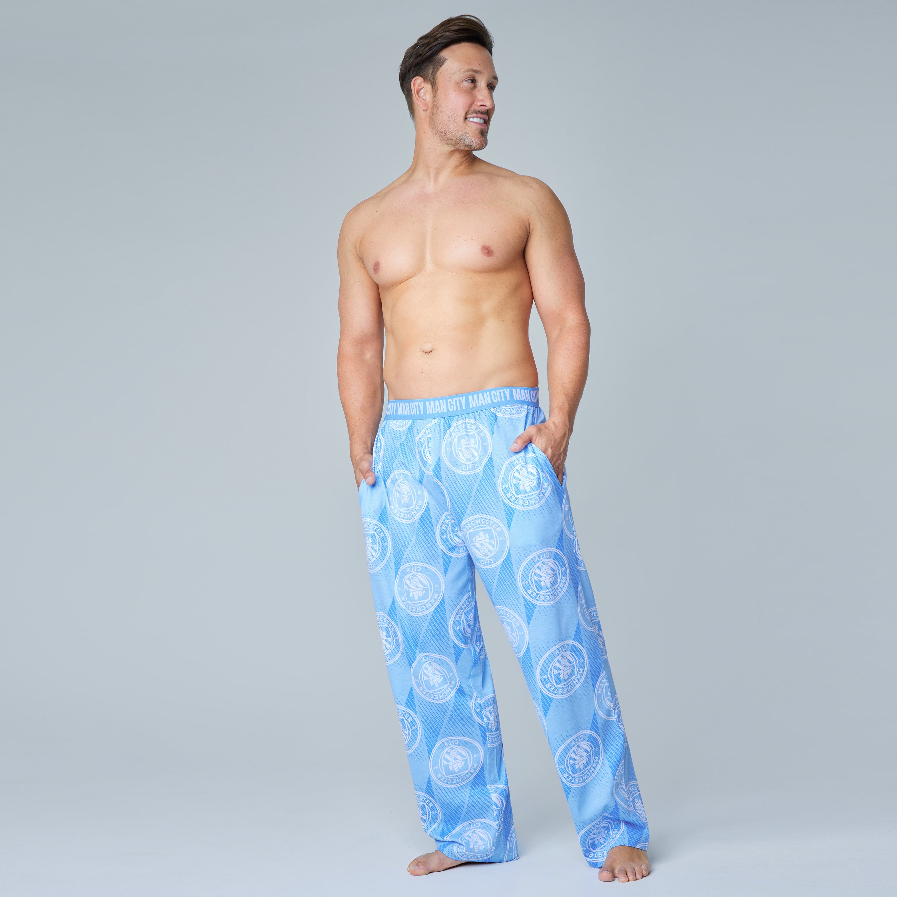 manchester-city-bas-pyjama-homme-coton-taille-s image 3