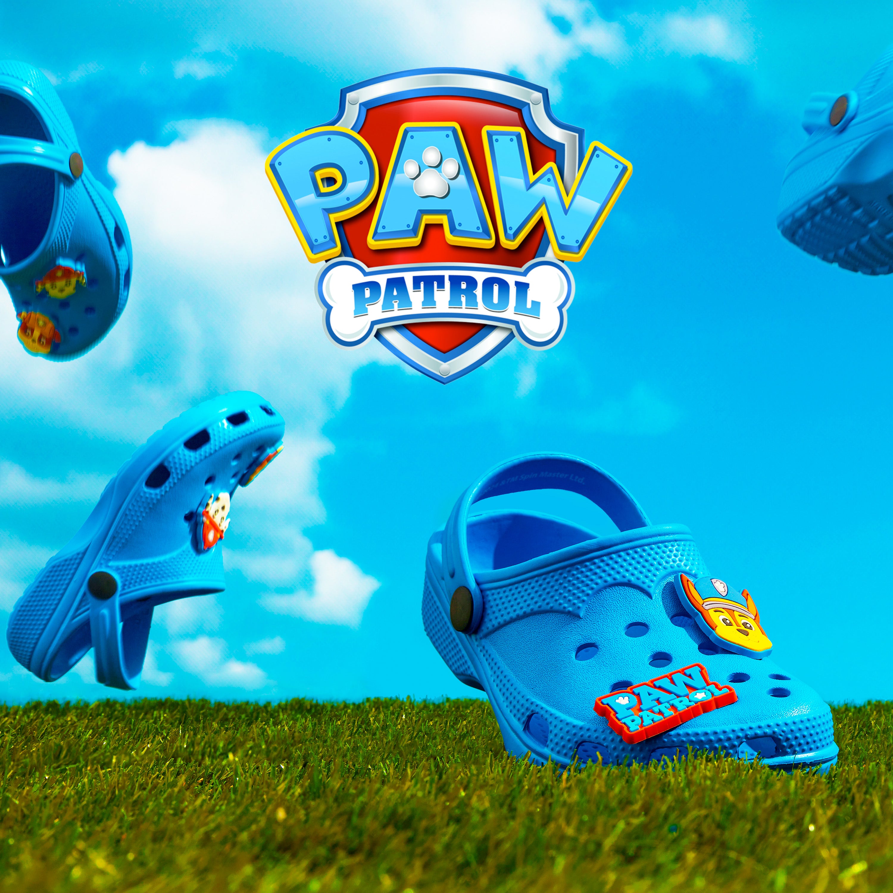 pat-patrouille-sabots-gar-on-charms-amovibles-caoutchouc image 2