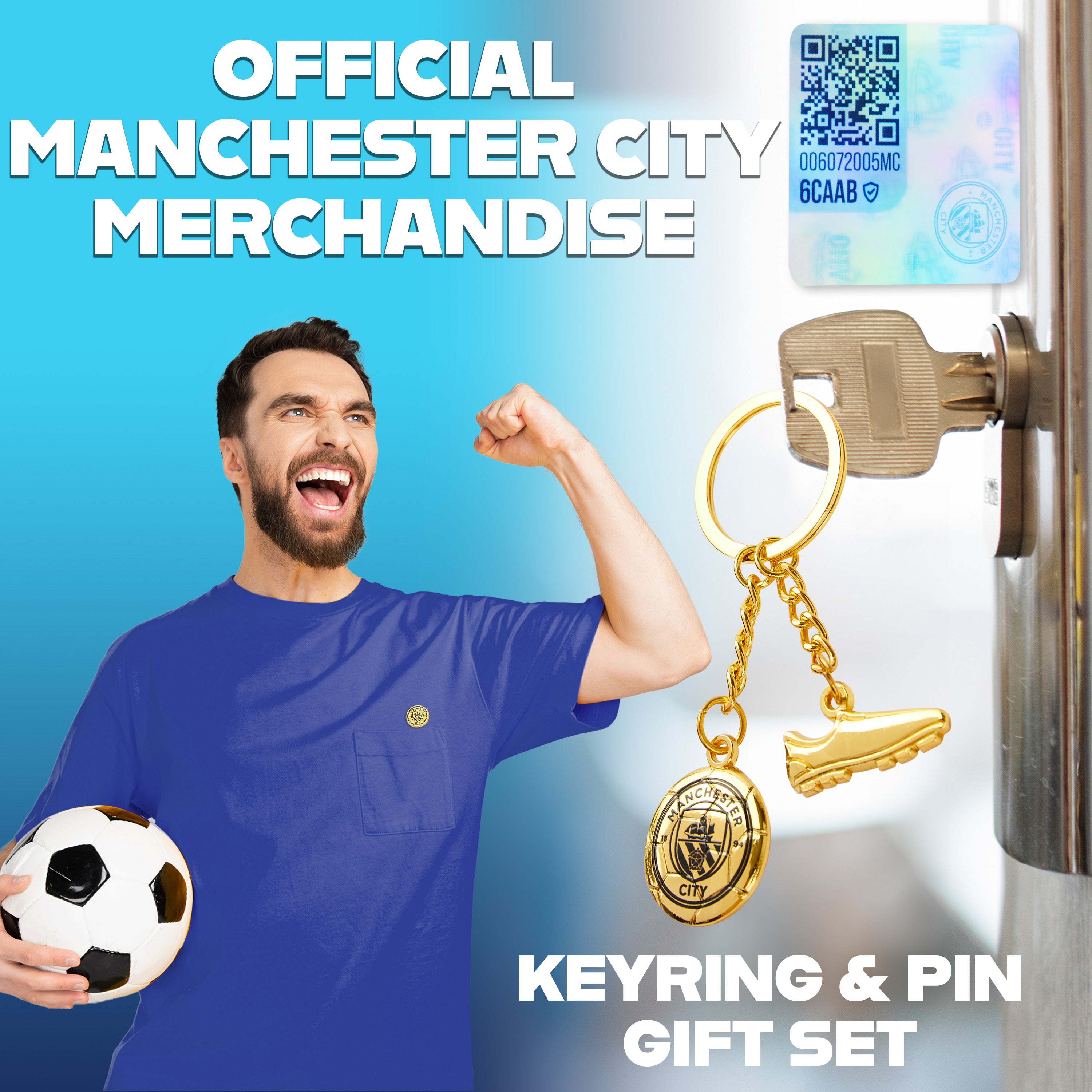 manchester-city-coffret-porte-cl-s-pin-s-supporter image 4