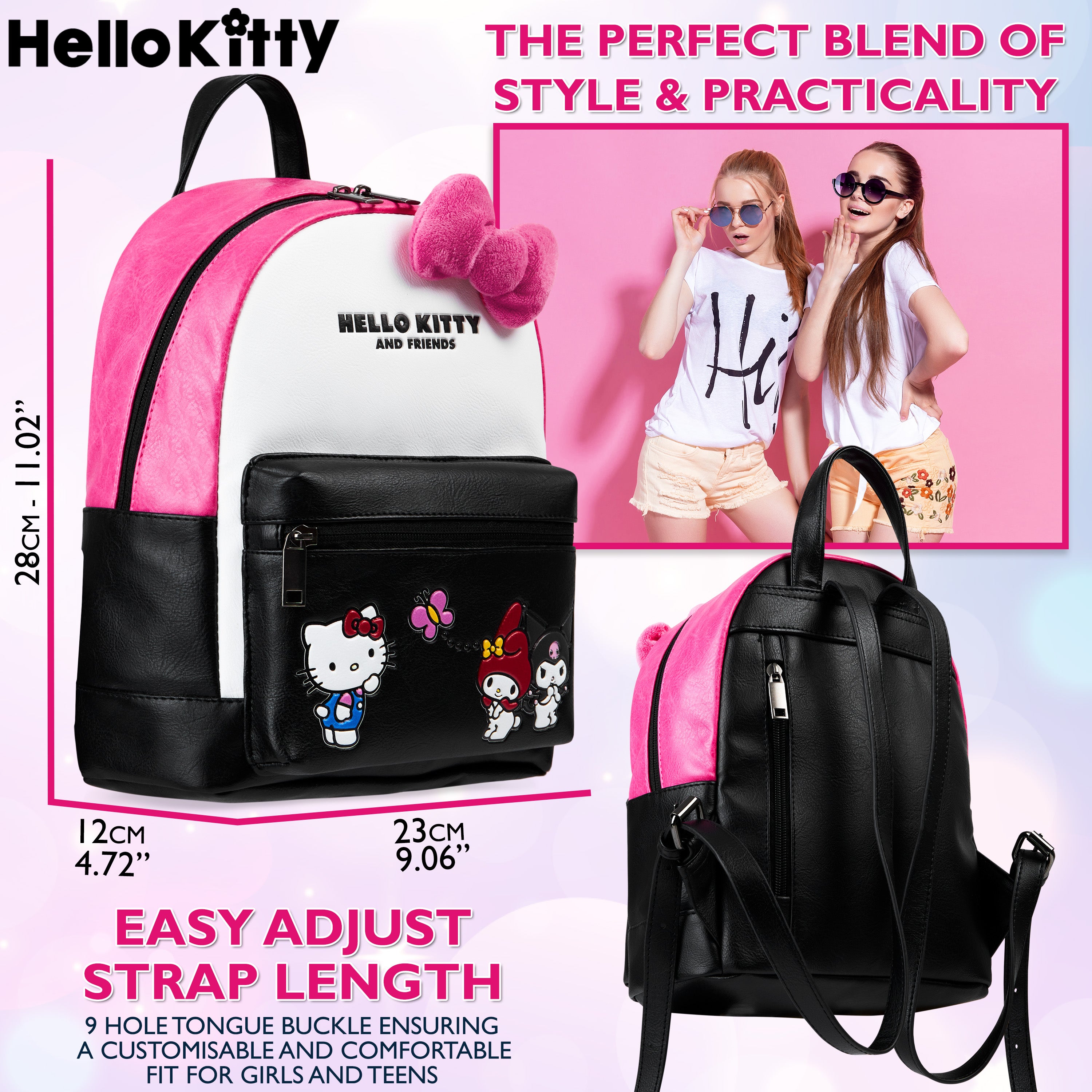hello-kitty-sac-dos-mini-simili-cuir-femme image 6
