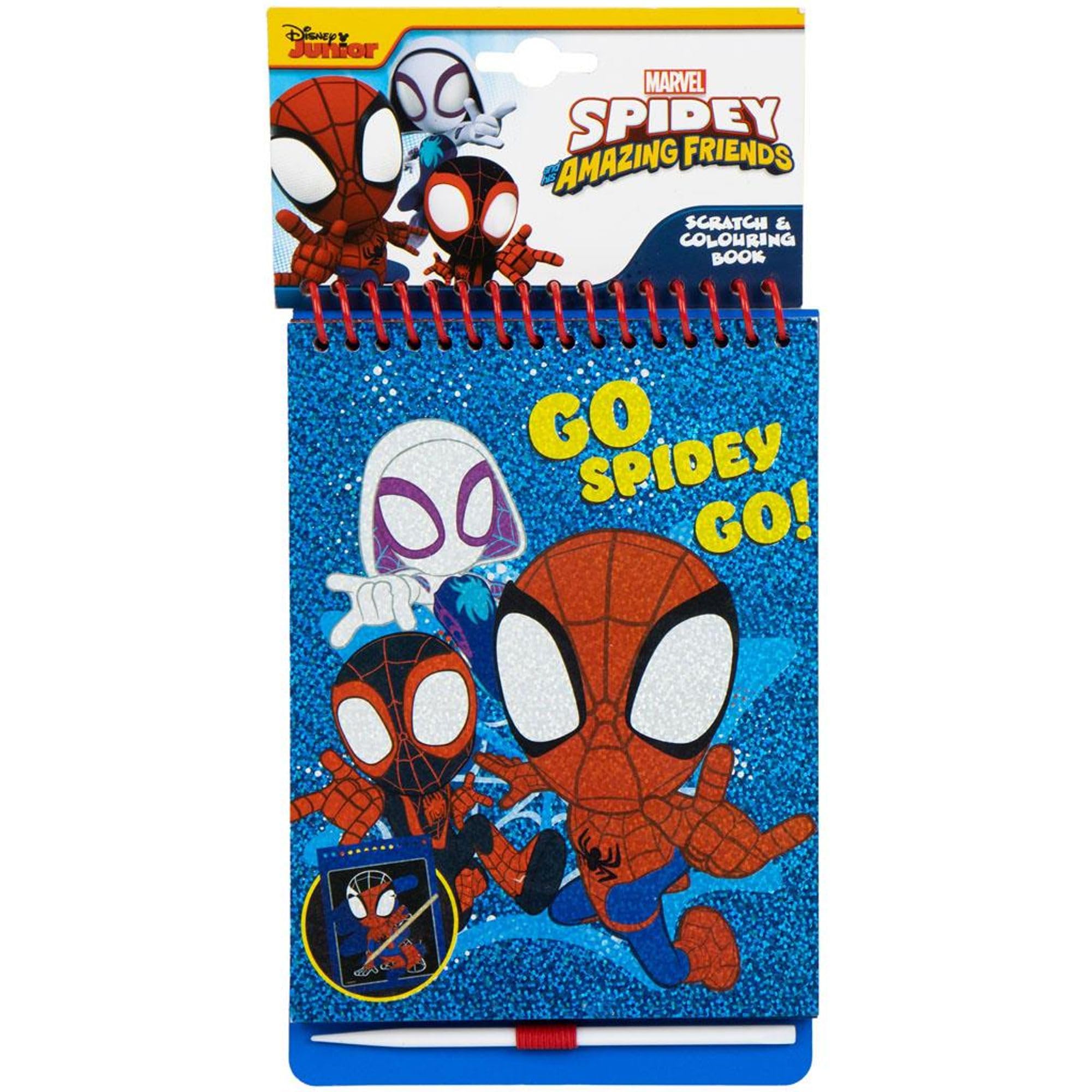 marvel-spidey-set-papeterie-scratch-book-enfant-autocollants image 4