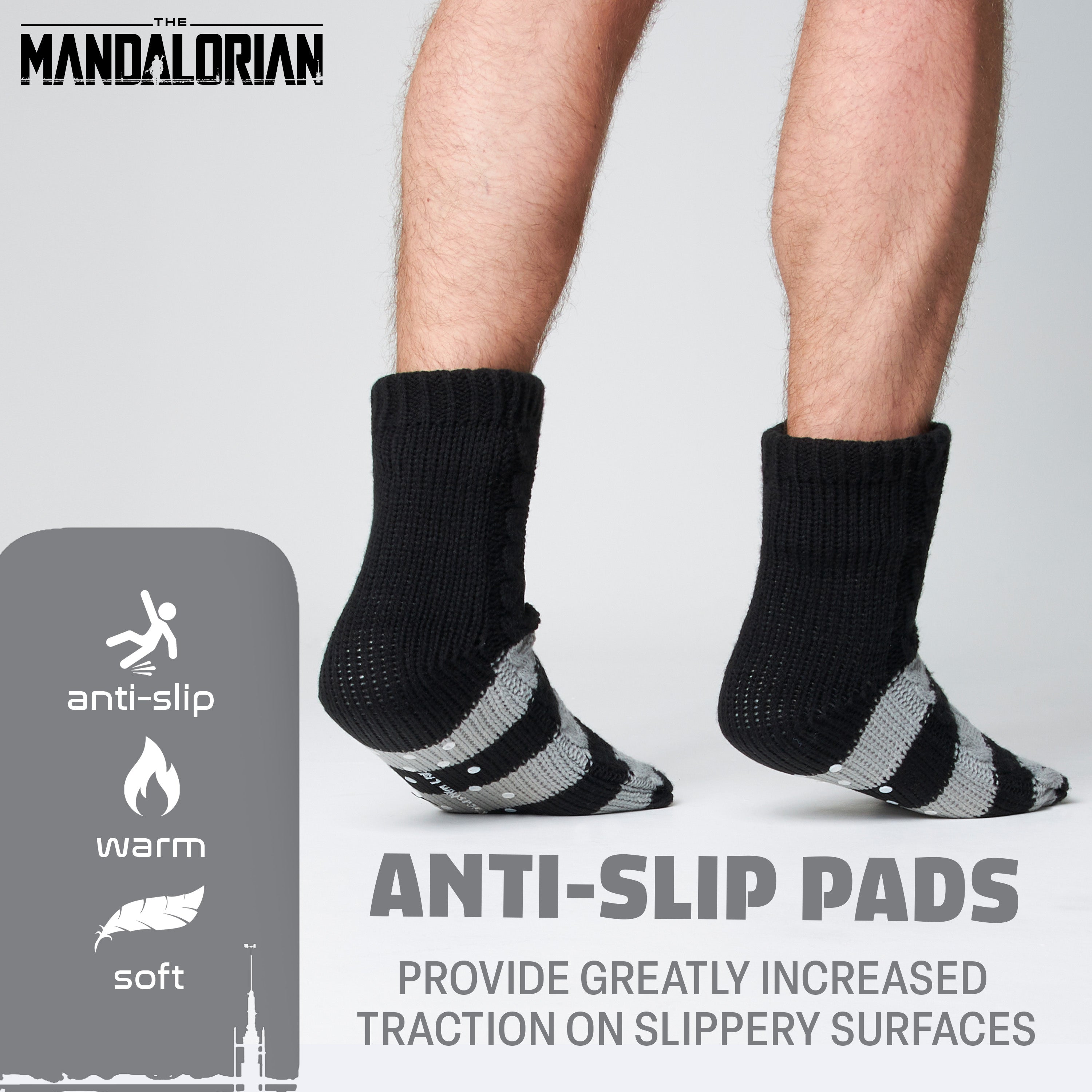 disney-mandalorian-baby-yoda-chaussons-chaussettes-homme image 6