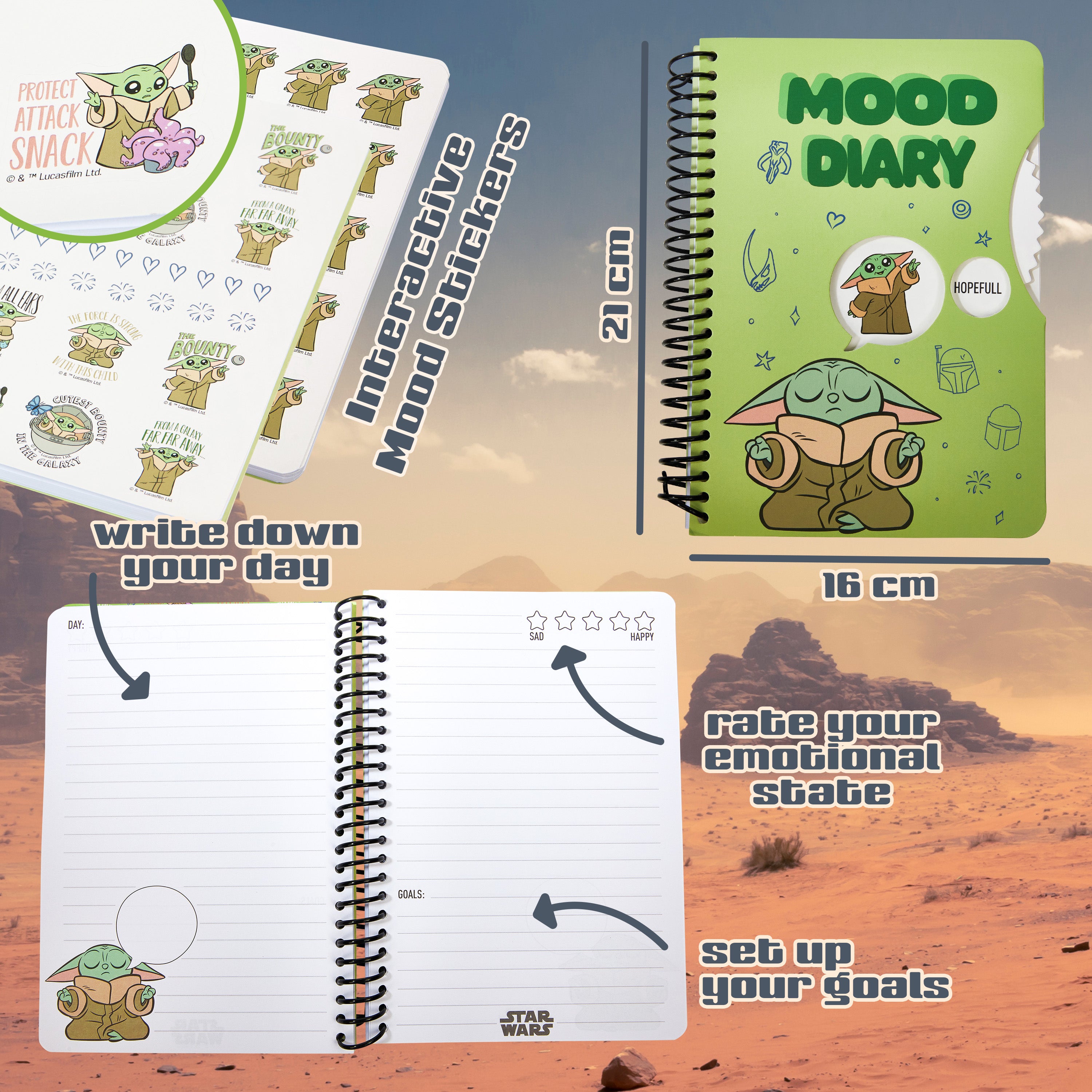 disney-journal-enfant-baby-yoda-stickers-et-stylo image 6