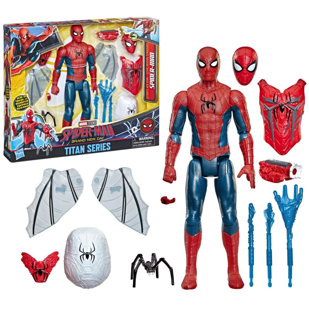 marvel-titan-series-brand-new-day-figurine-spider-man-29-cm-12-accessoires image 3