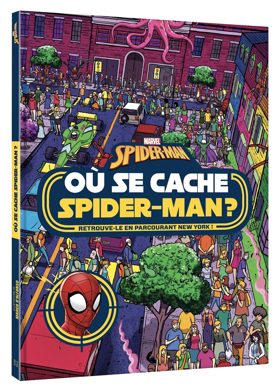 spider-man-o-se-cache-spider-man-livre-cherche-et-trouve-marvel image 1