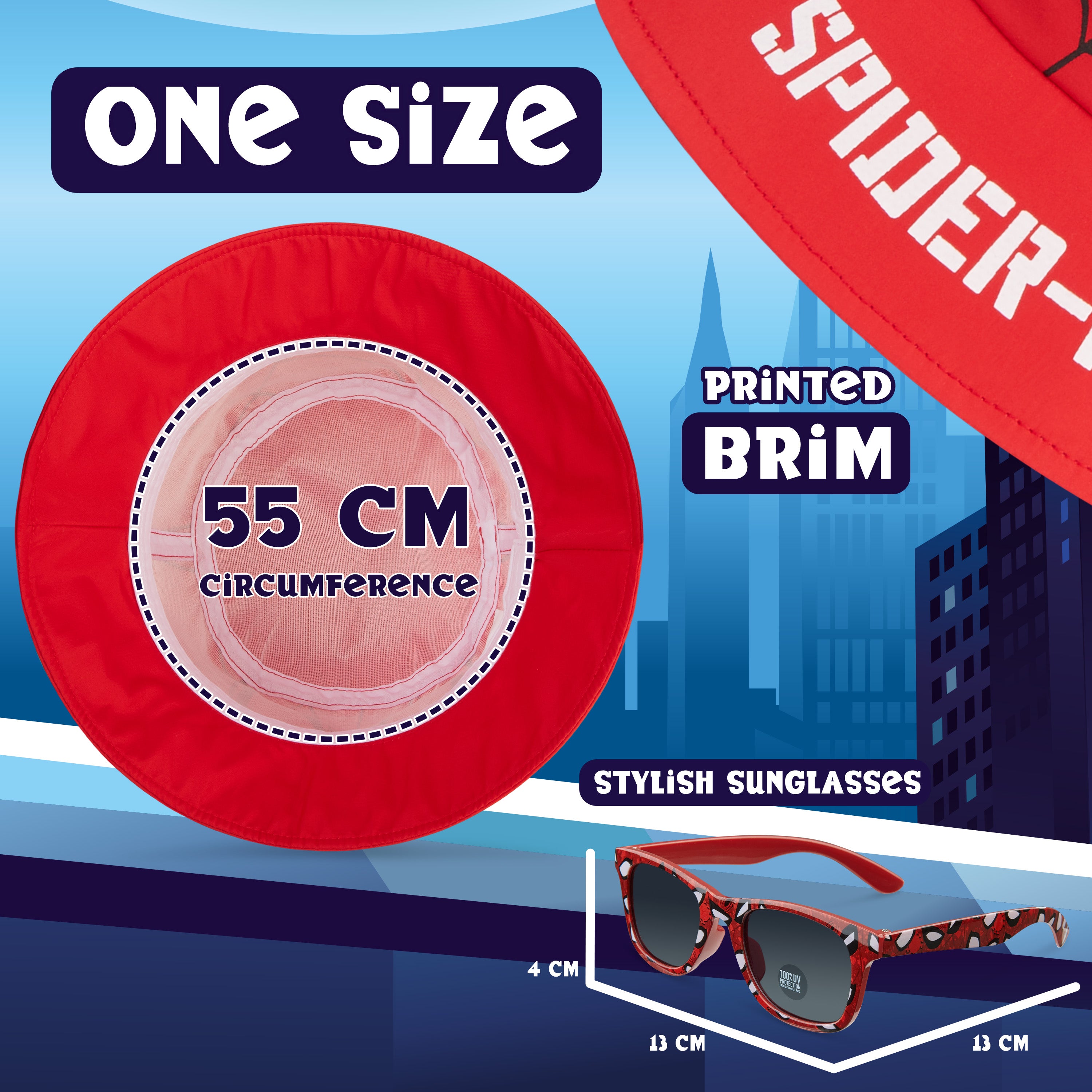 marvel-spiderman-bob-enfant-lunettes-soleil-uv400 image 6