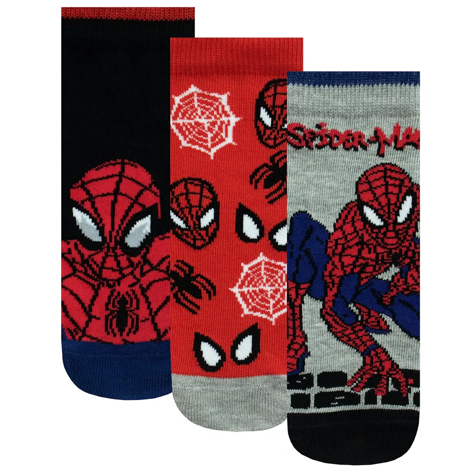 marvel-spiderman-chaussettes-coton-pack-3-taille-27-30 image 1