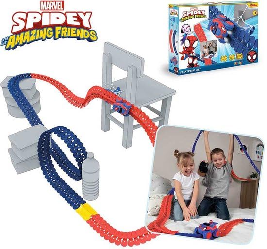 smoby-spidey-flextreme-circuit-voiture-4-40-m-lumineux-4-ans image 4