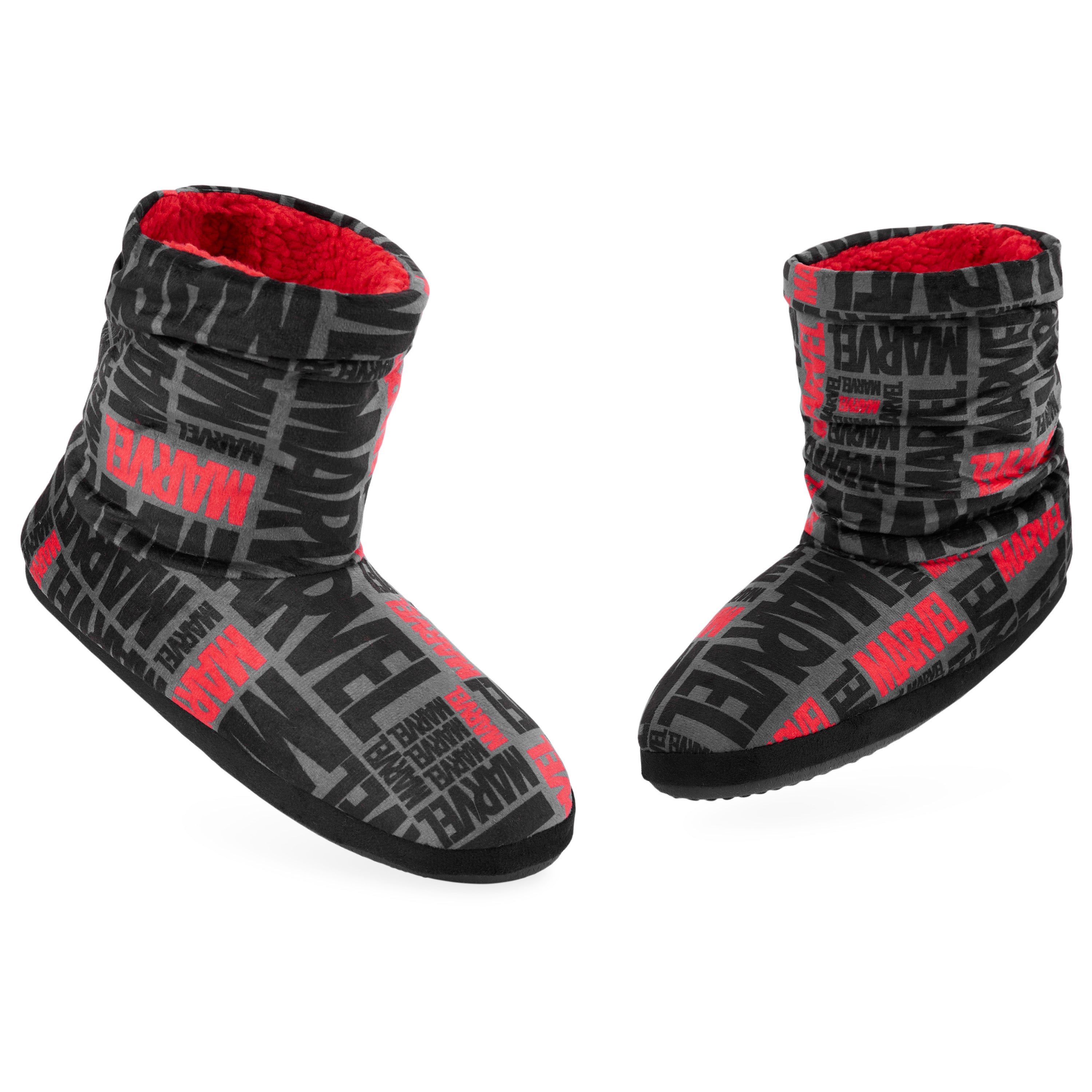 marvel-chaussons-homme-pantoufles-bottines-peluche image 1