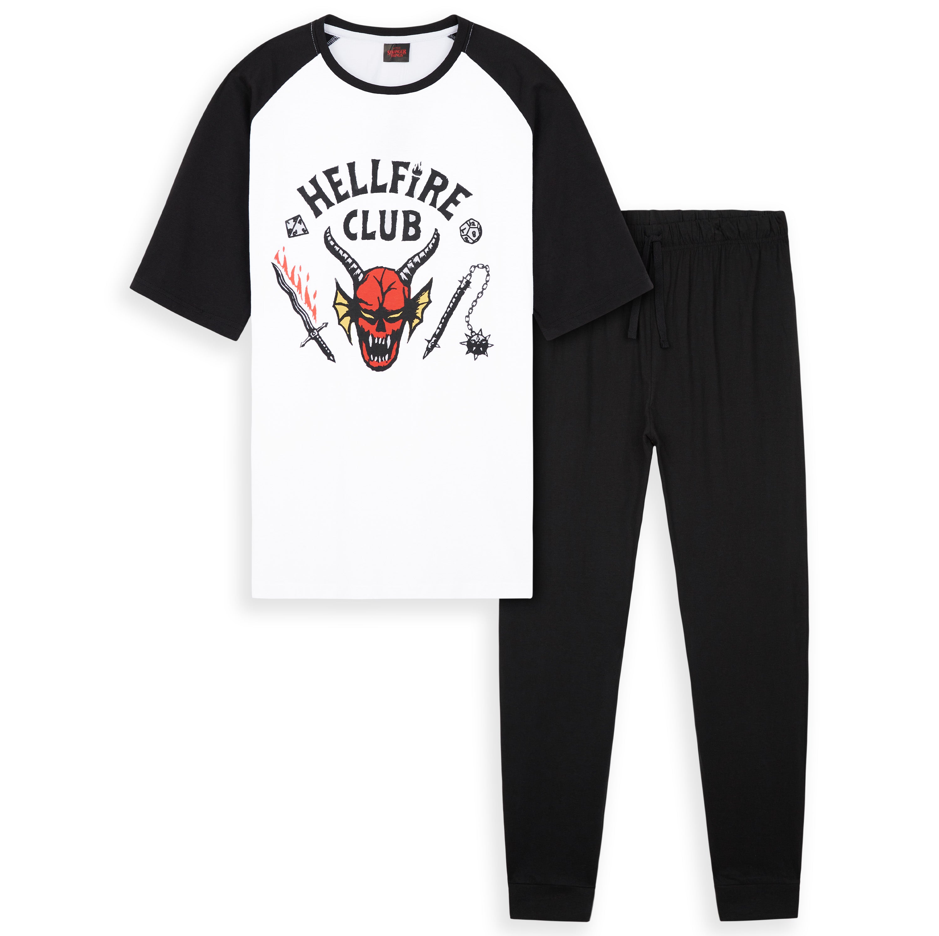 stranger-things-pyjama-homme-coton-t-shirt-pantalon image 1