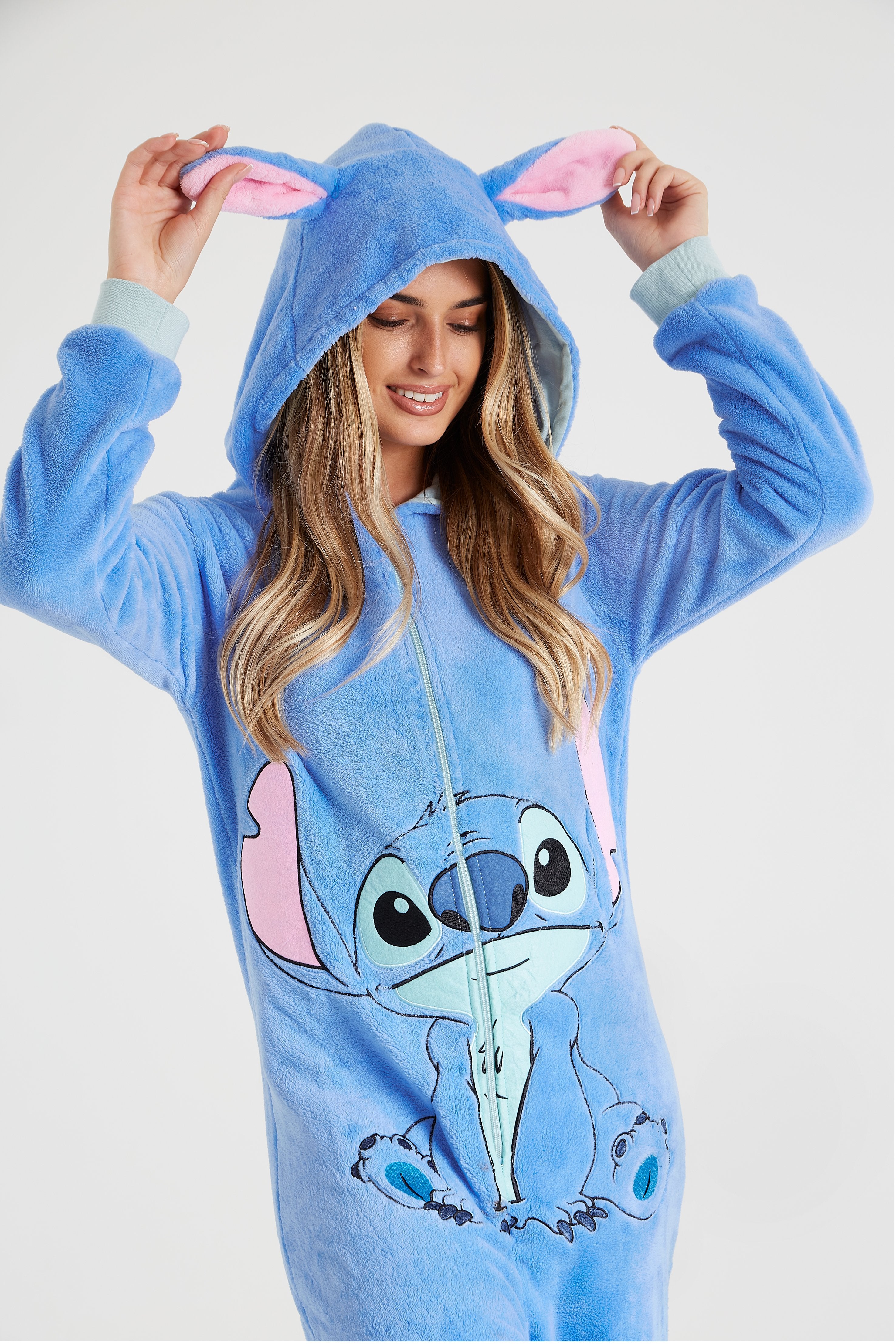 disney-stitch-combinaison-pyjama-polaire-femme-douce image 2