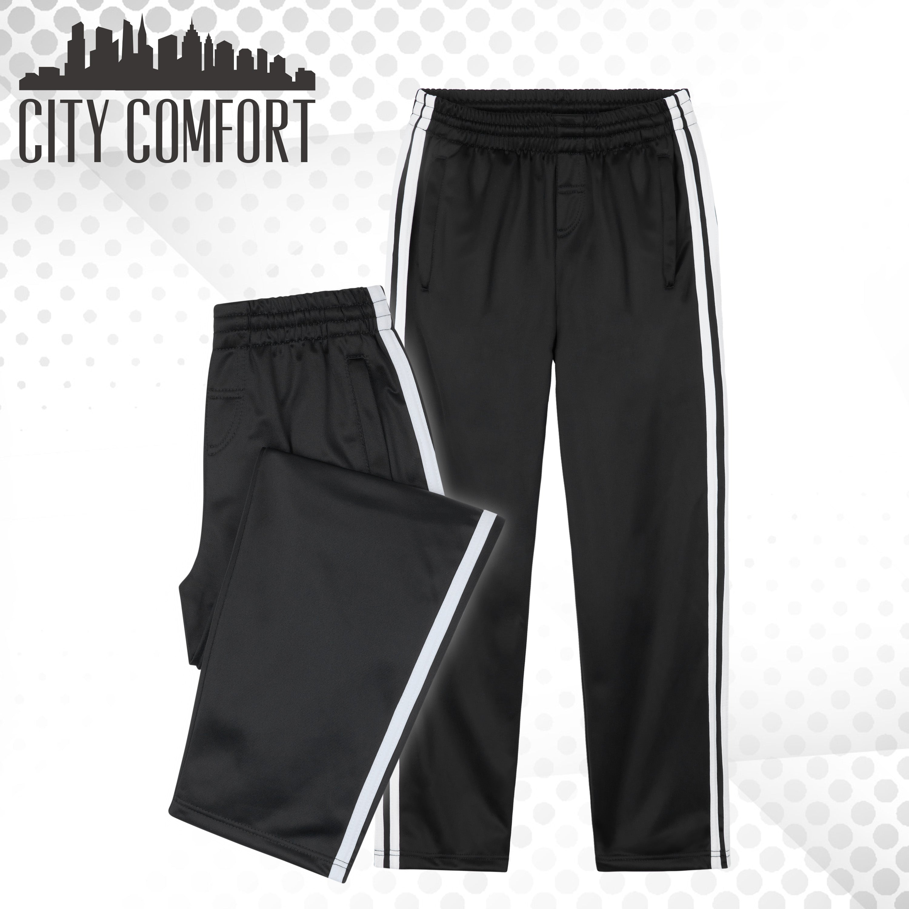citycomfort-boys-jogging-gar-on-noir-polyester-7-8-ans image 2