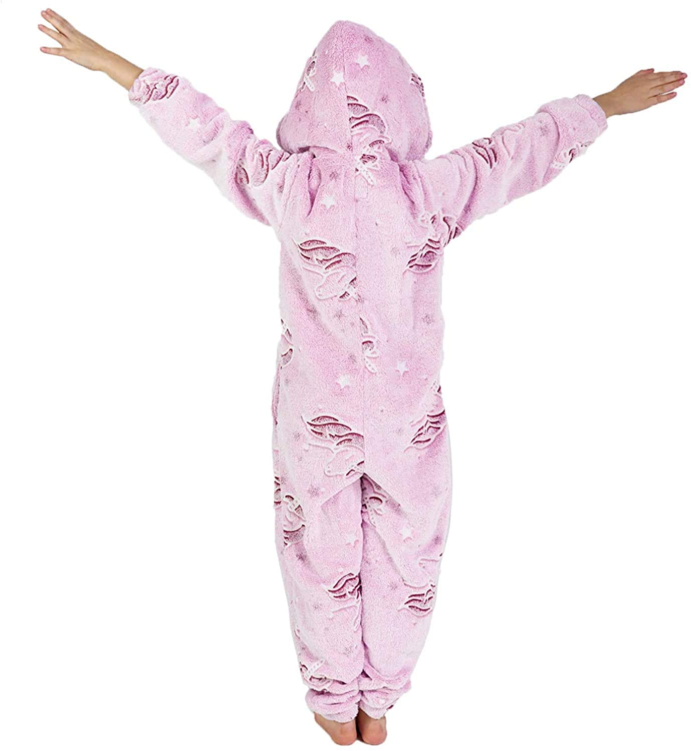 citycomfort-onesie-fille-licorne-phosphorescent-polaire image 3