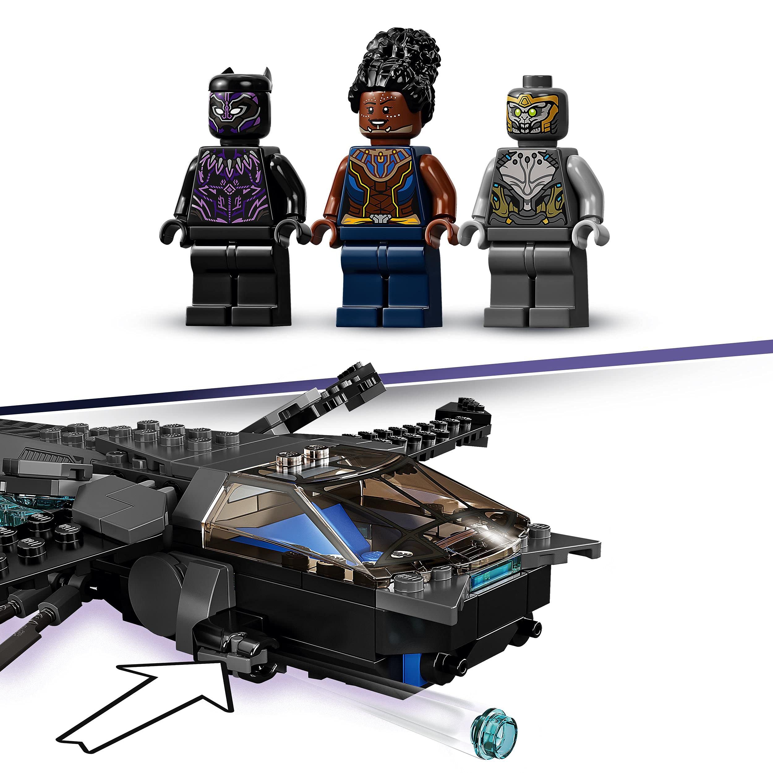 lego-marvel-76186-dragon-volant-black-panther-jeu-construction image 8