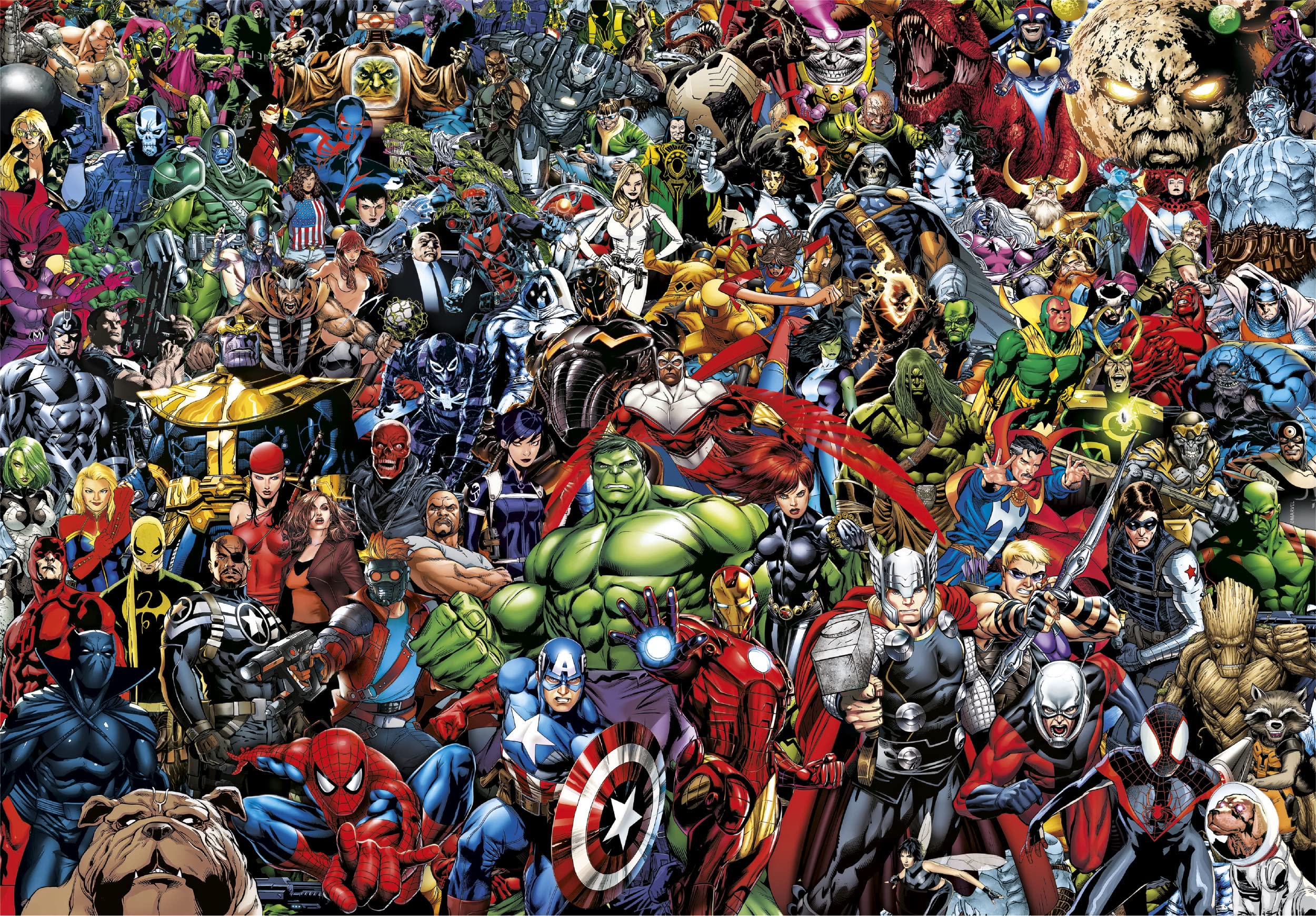 marvel-puzzles-clementoni-puzzle-1000-pi-ces-70x50-cm image 2