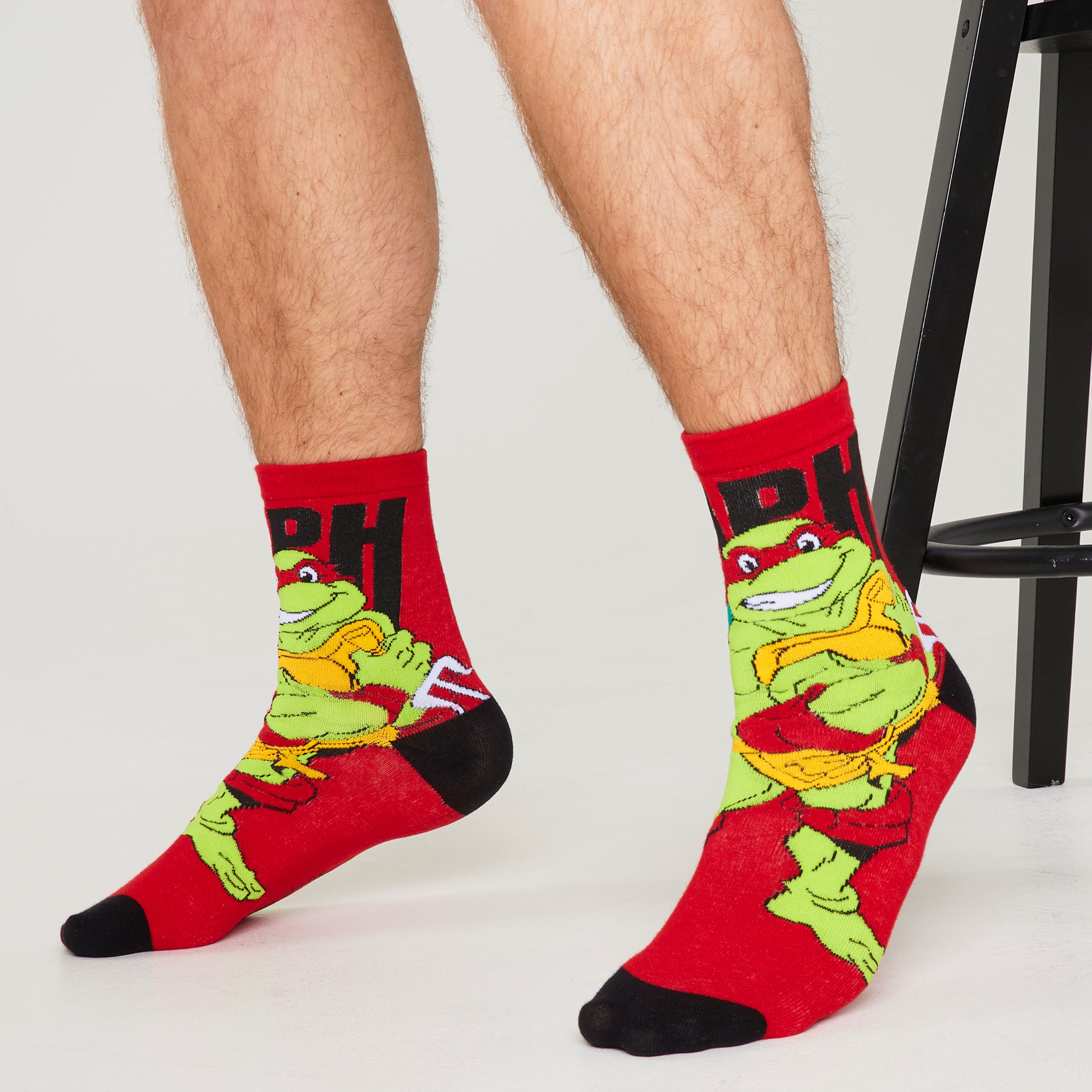 get-trend-tortues-ninja-chaussettes-homme-lot-5-coton image 4