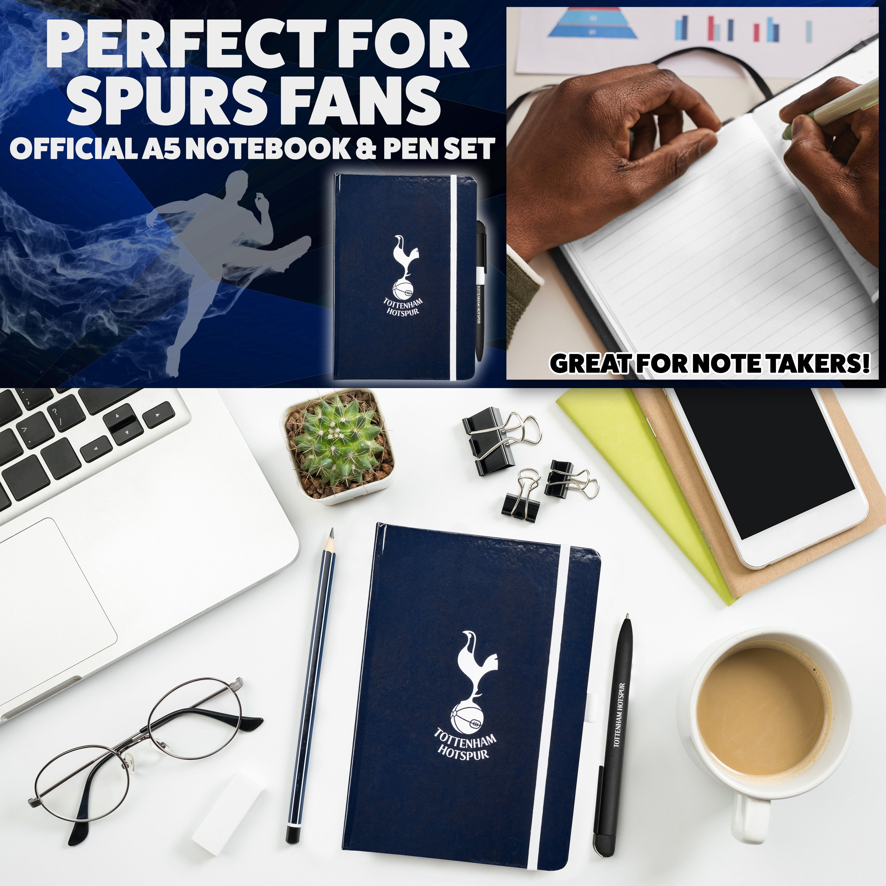 tottenham-hotspur-set-papeterie-carnet-a4-stylo-spurs image 6