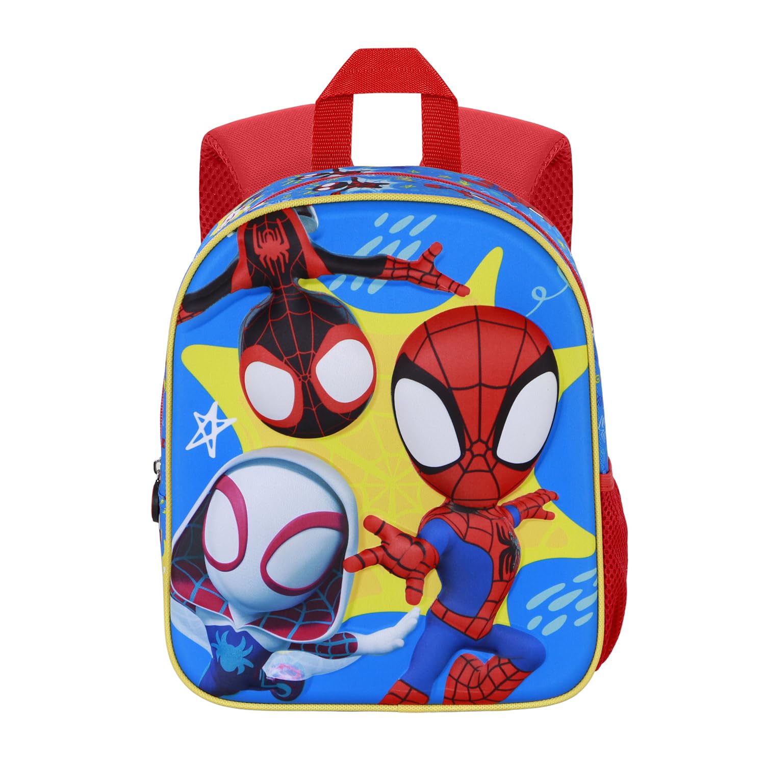 marvel-sac-dos-3d-elite-spiderman-rouge-enfant-maternelle image 2