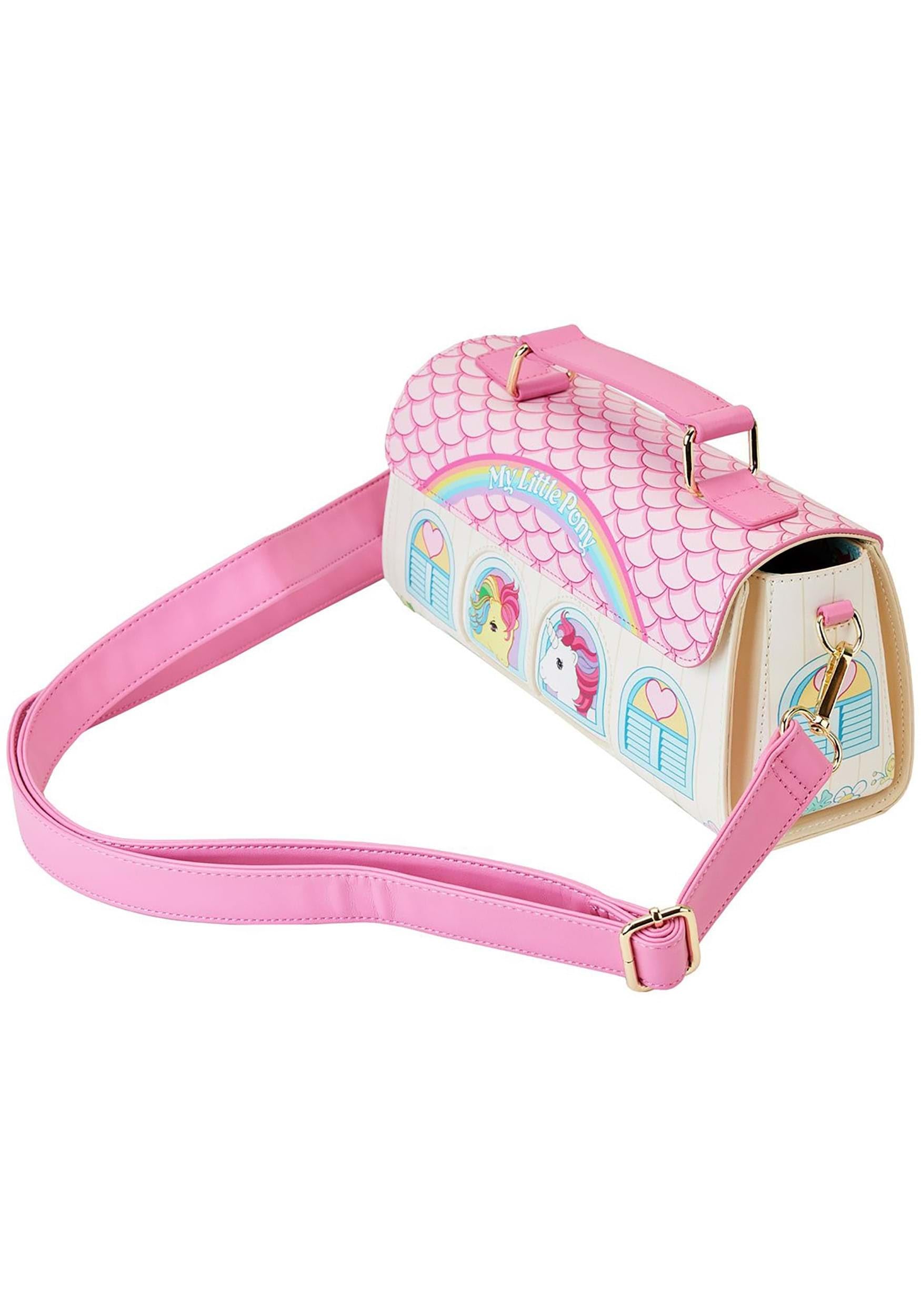loungefly-my-little-pony-40th-stable-sac-bandouli-re-rose image 3