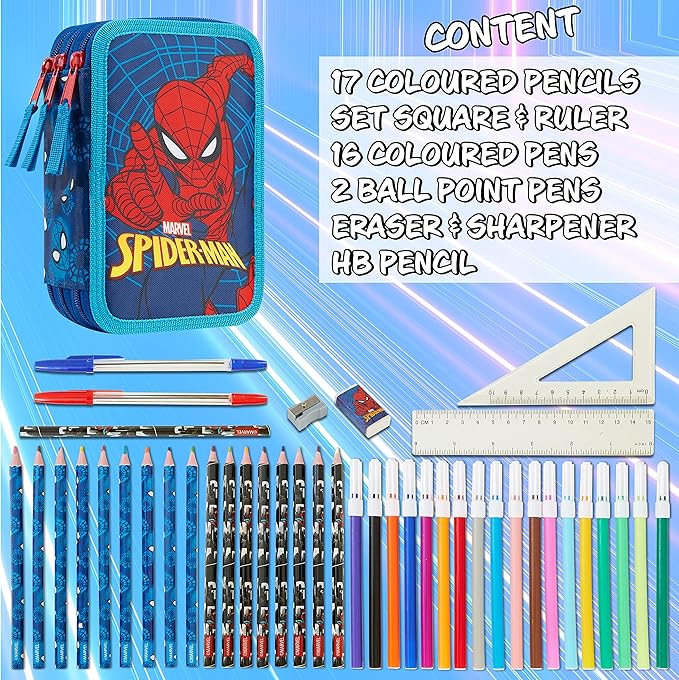 marvel-spider-man-trousse-garnie-multi-compartiments-avengers image 6