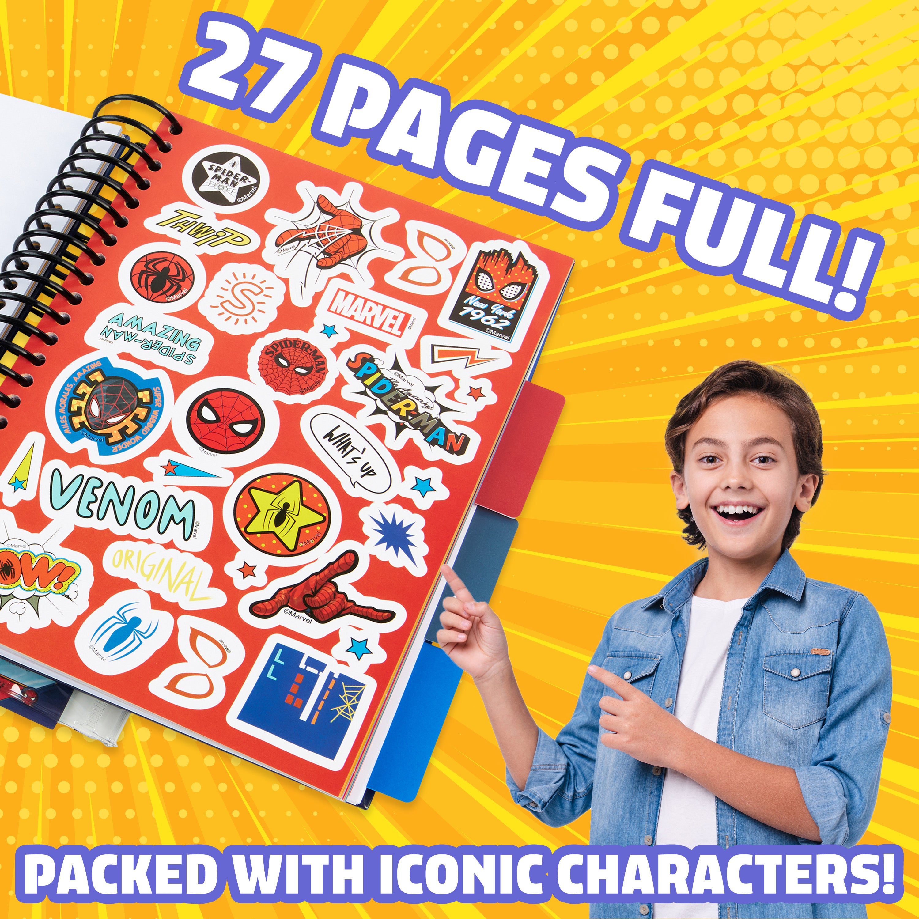 marvel-spiderman-livre-autocollants-1000-stickers-multi image 4
