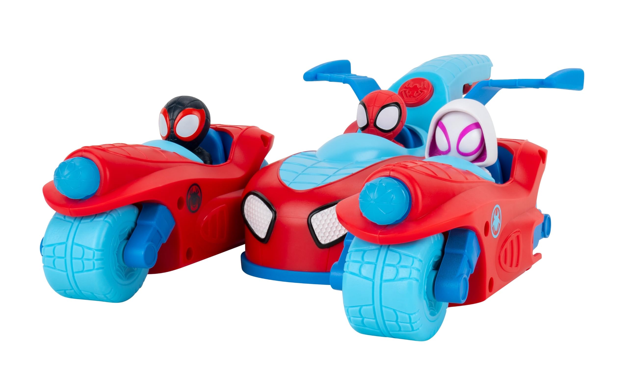 spidey-amazing-friends-team-split-racer-v-hicule-3-en-1-sonore image 1