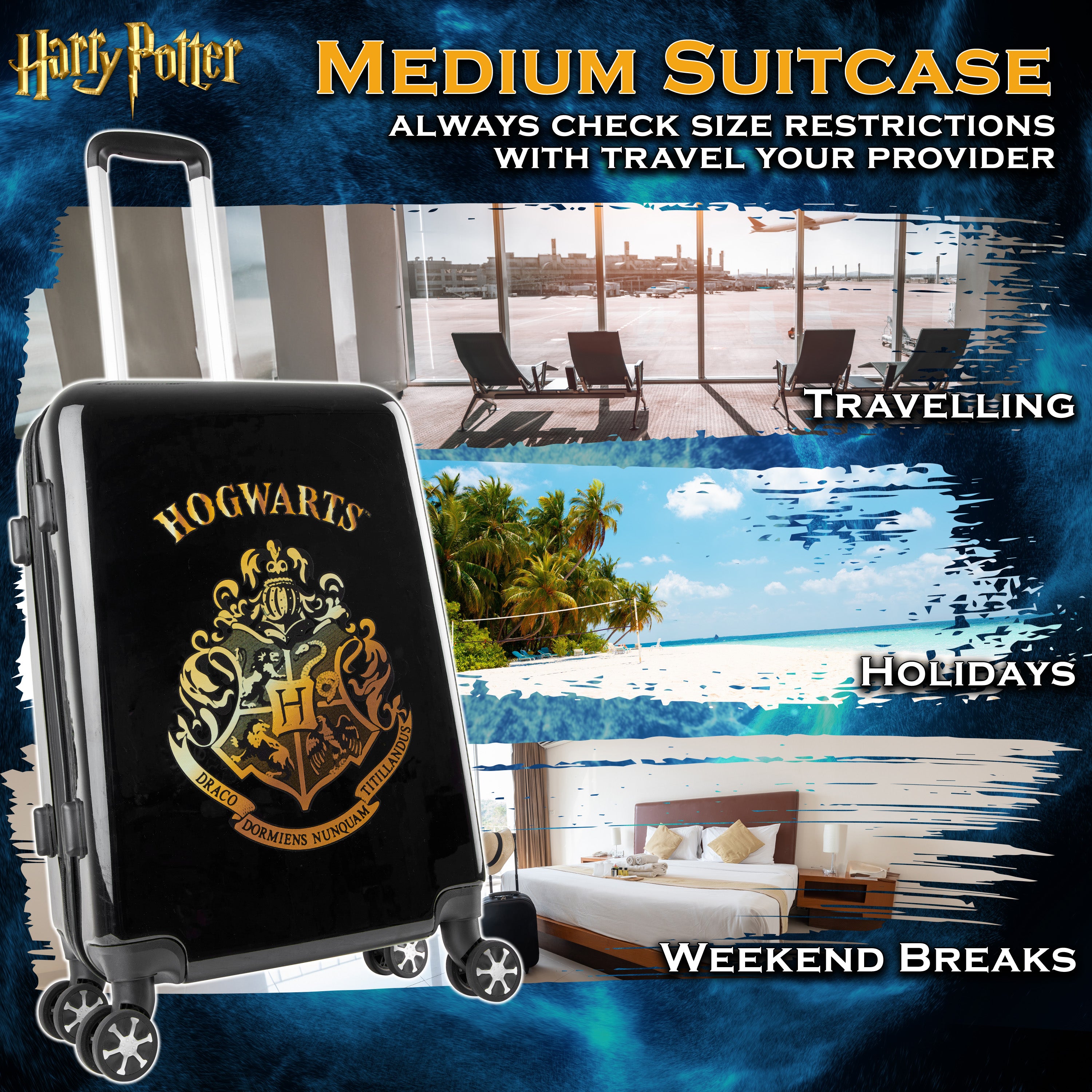 get-trend-harry-potter-valise-rigide-67cm-60l-noire image 3
