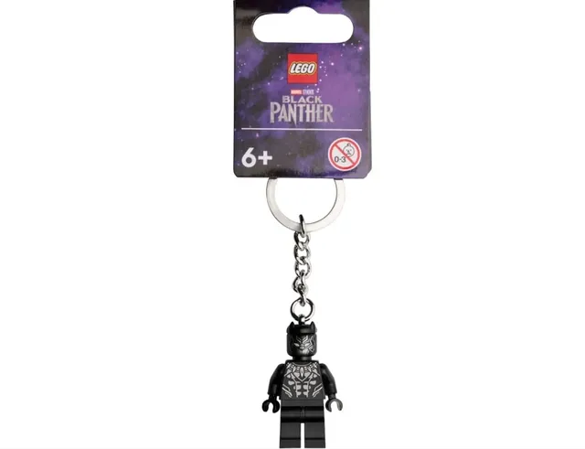 lego-black-panther-854189-porte-cl-s-noir-small image 1