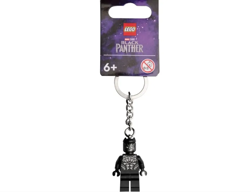 lego-black-panther-854189-porte-cl-s-noir-small image 1