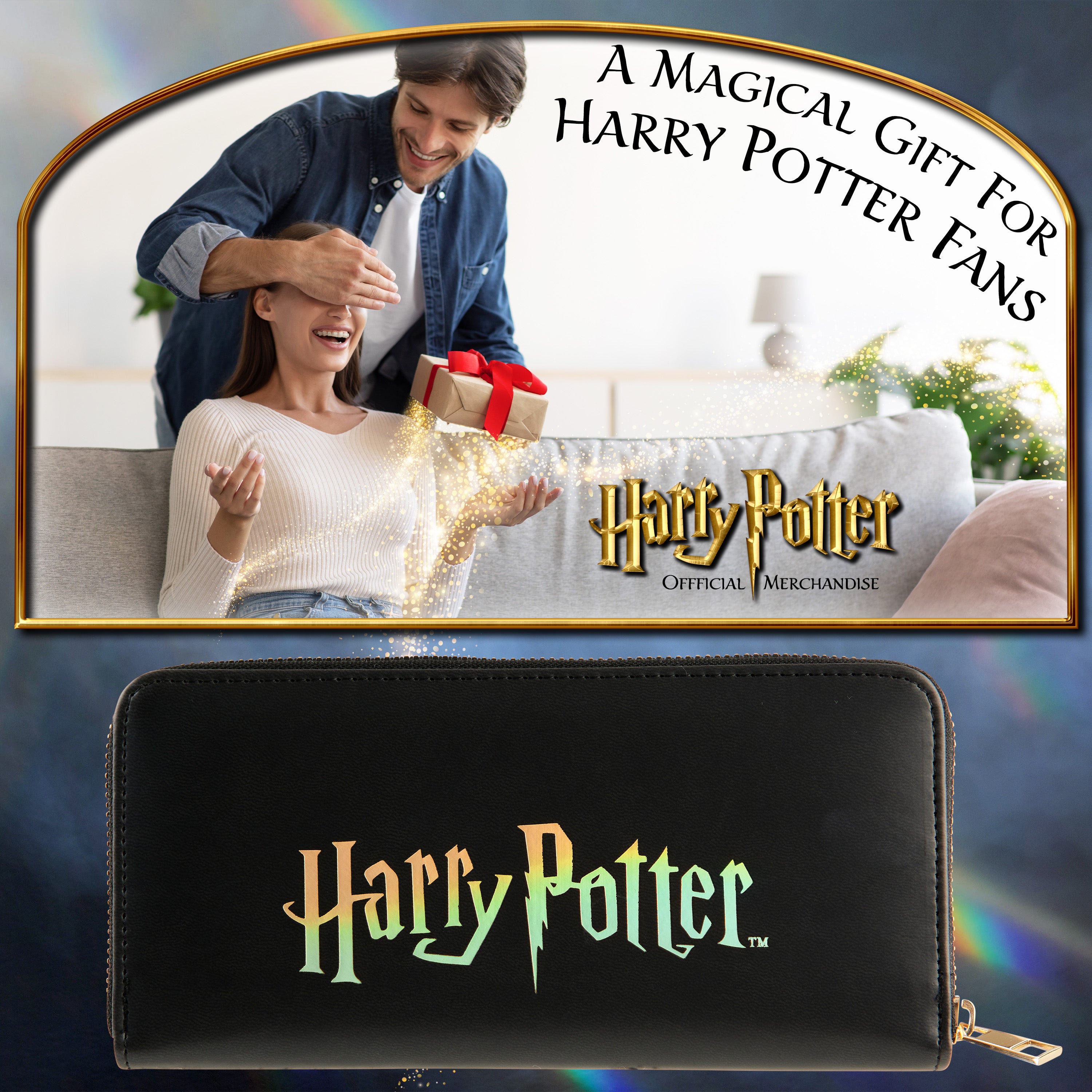 harry-potter-porte-monnaie-femme-zip-porte-cartes-officiel image 2