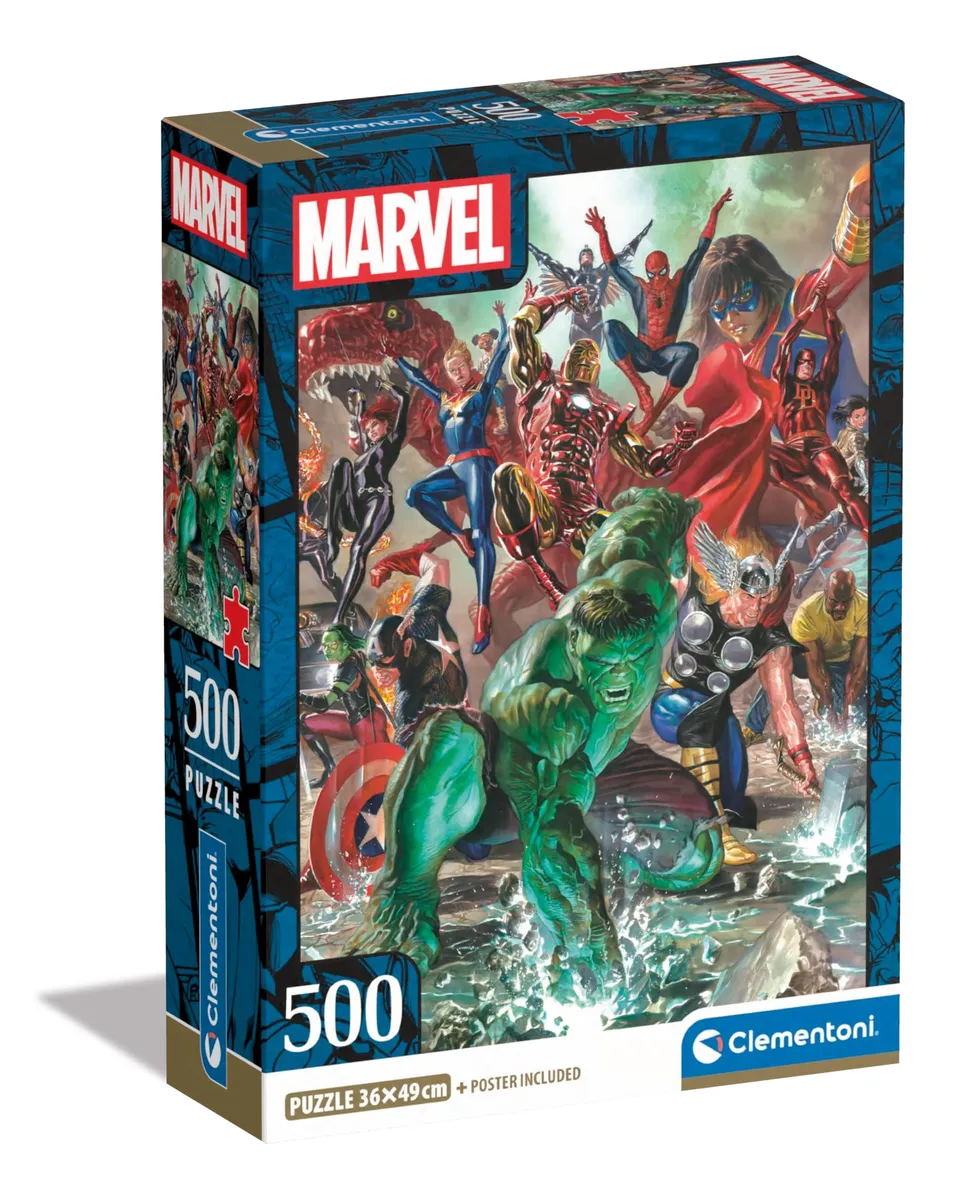 marvel-the-avengers-puzzle-500-pi-ces-49x36-cm-compact image 1