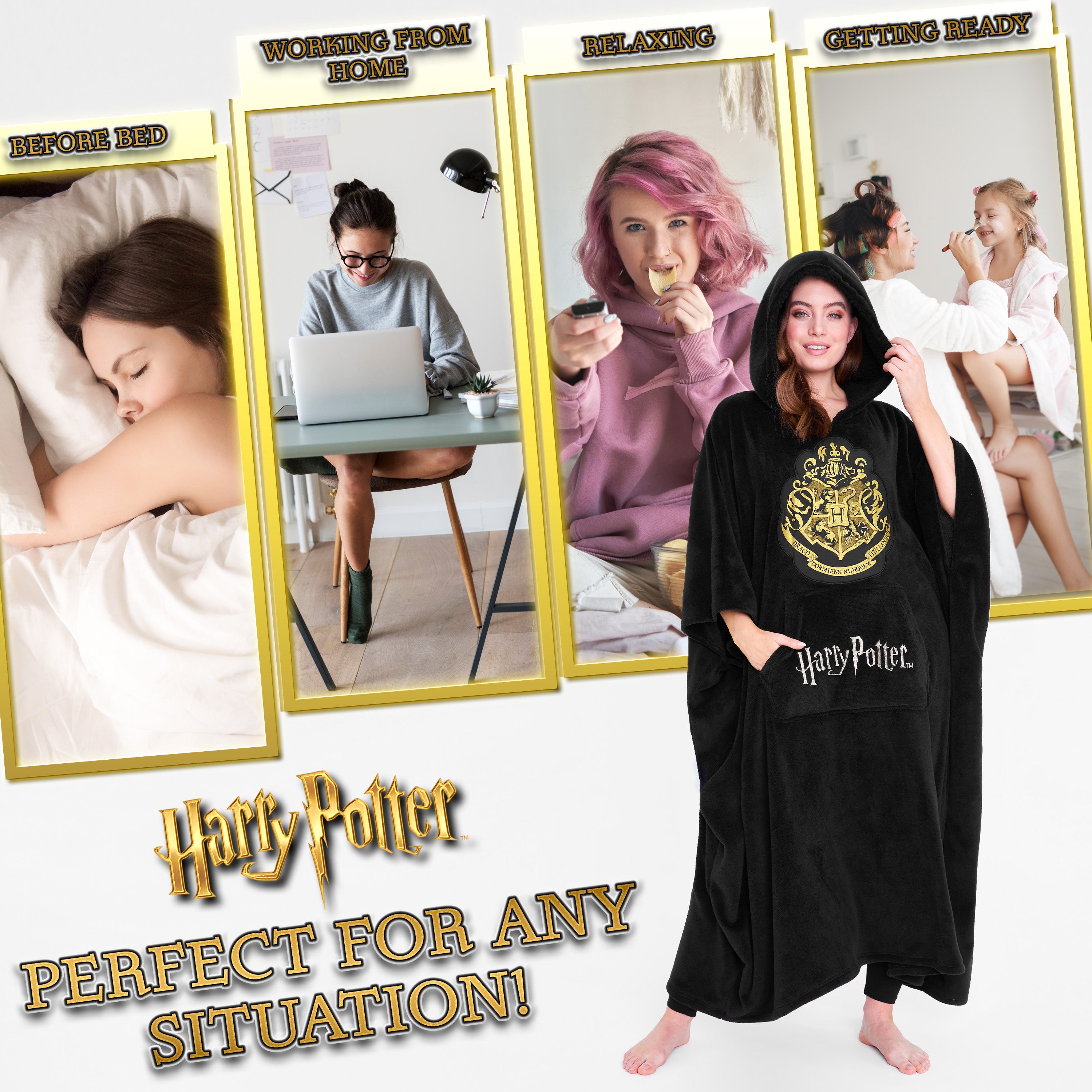 harry-potter-plaid-capuche-polaire-sherpa-oversize image 5