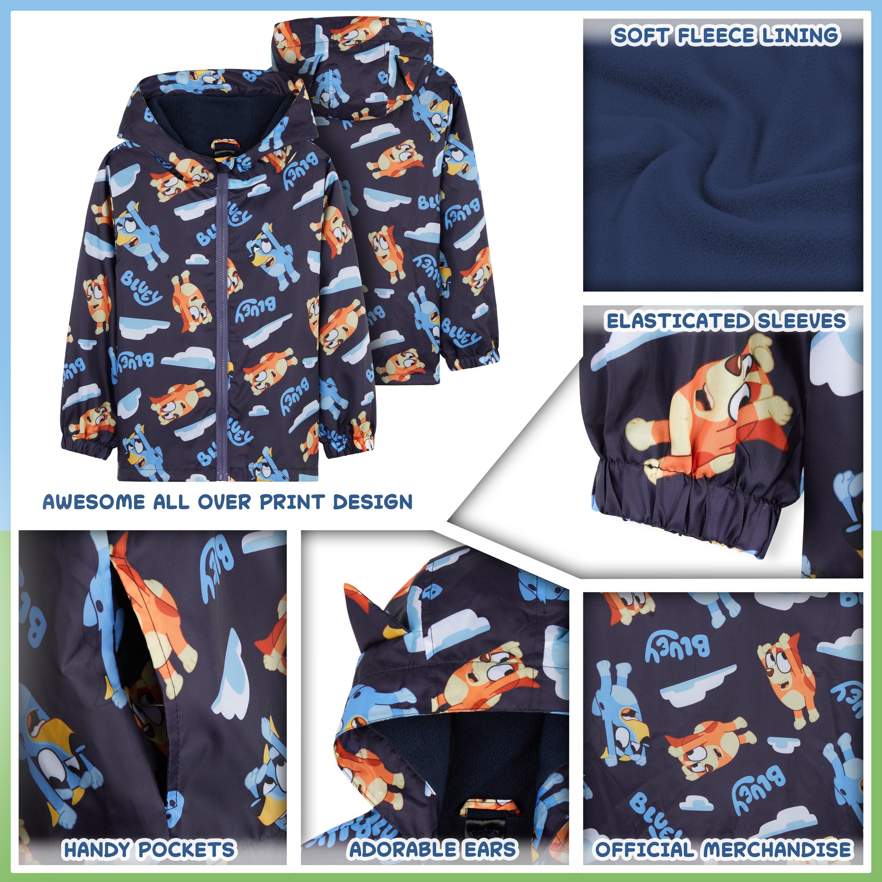 bluey-manteau-pluie-fille-capuche-imperm-able-doubl-polaire image 5