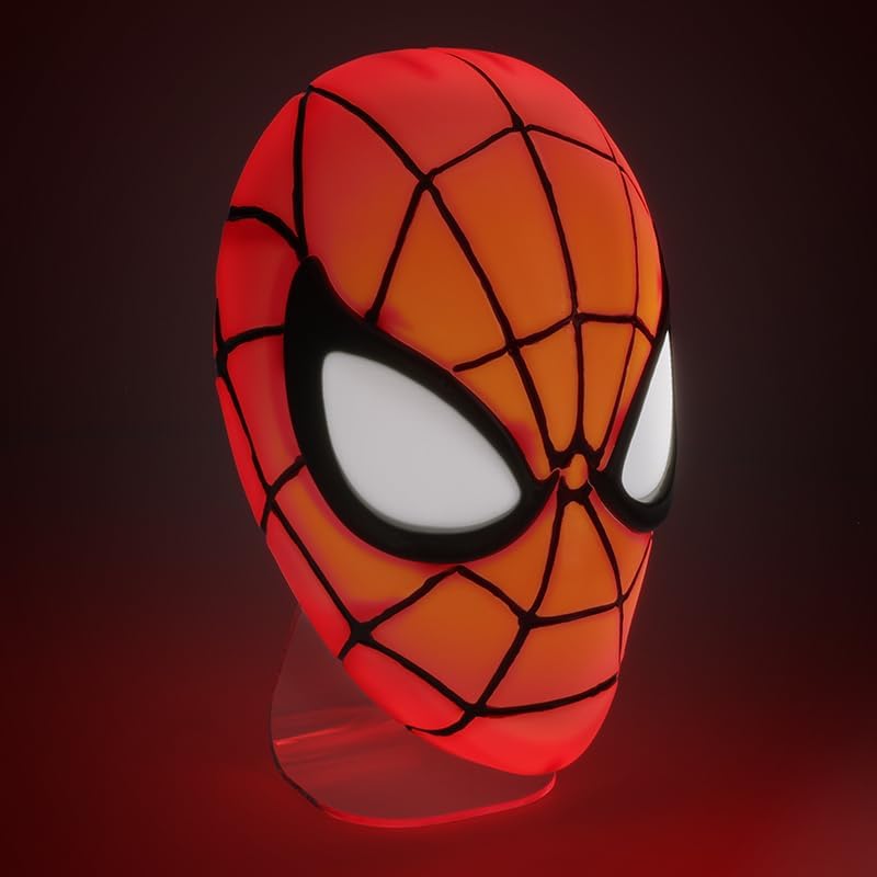 marvel-spider-man-paladone-lampe-masque-veilleuse-chambre image 4