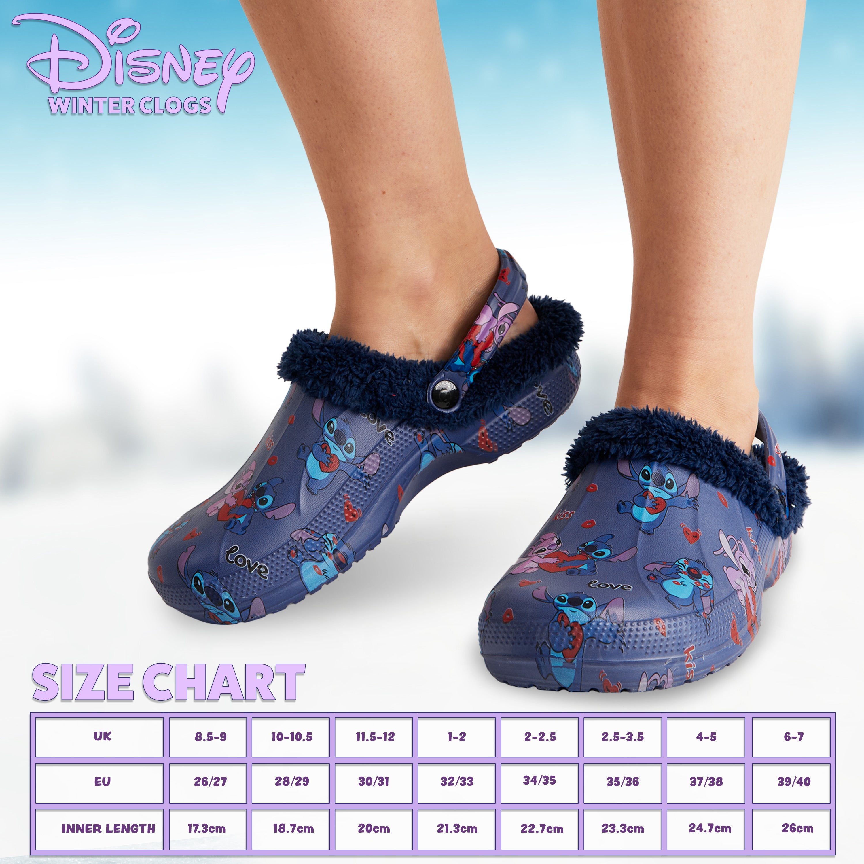 disney-stitch-sabots-femme-bleu-fourr-s-antid-rapants image 6