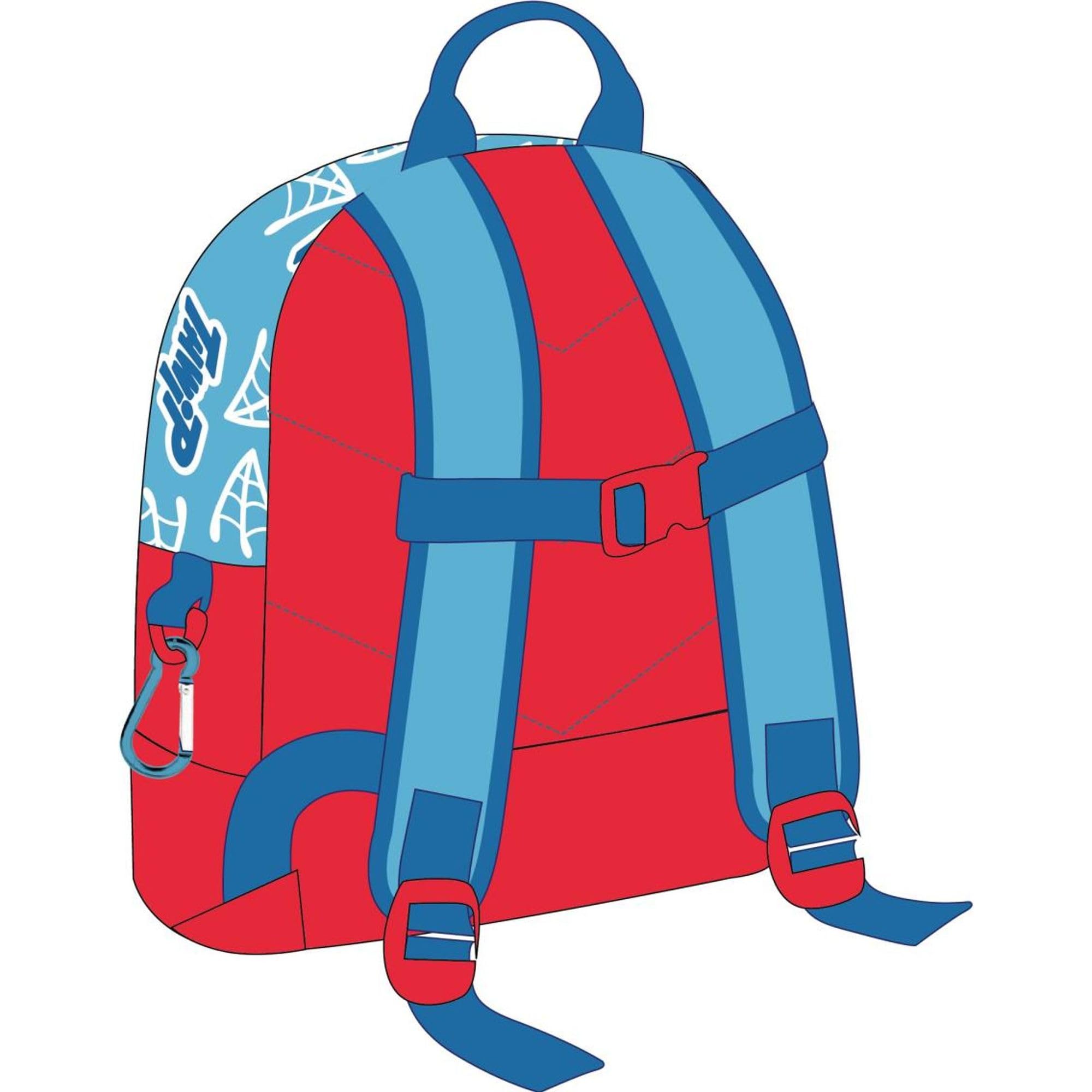 marvel-spidey-sac-dos-enfant-bleu-rouge-polyester image 3