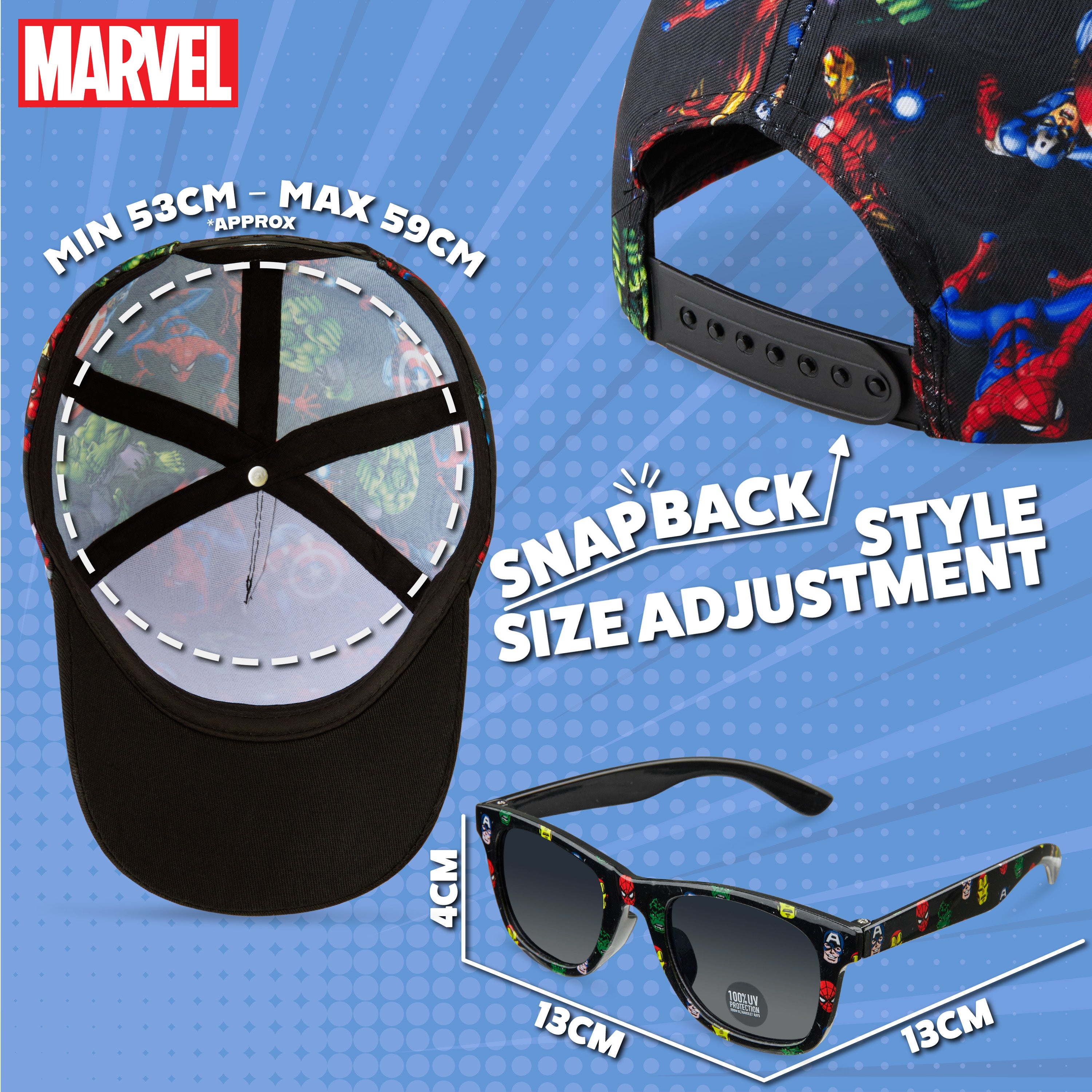 marvel-avengers-casquette-lunettes-enfant-spiderman image 6