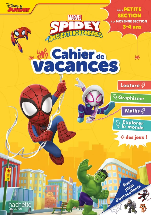 disney-marvel-spidey-cahier-vacances-ps-ms-2026-maternelle image 1