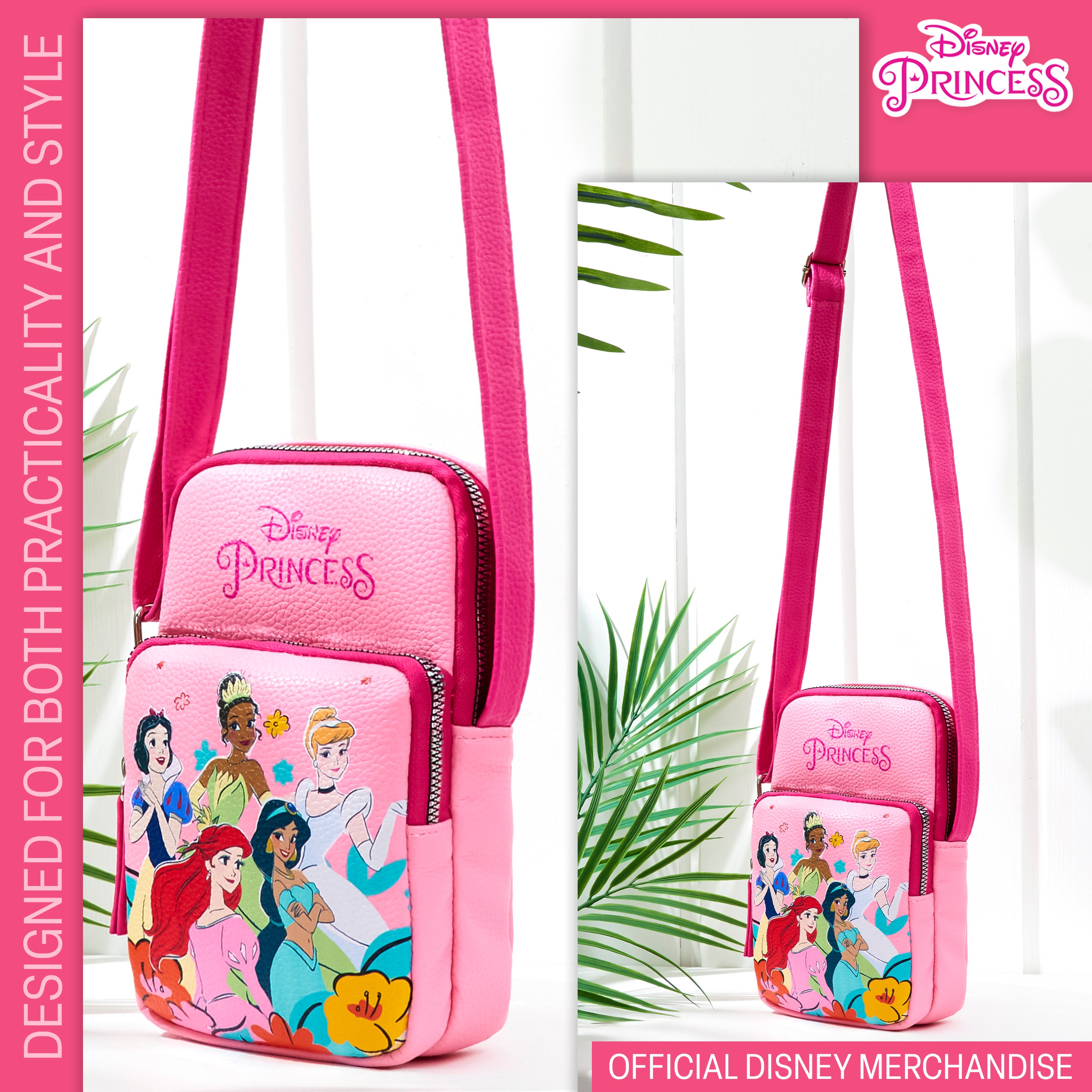 disney-princess-sac-bandouli-re-fille-r-glable-2-poches image 4